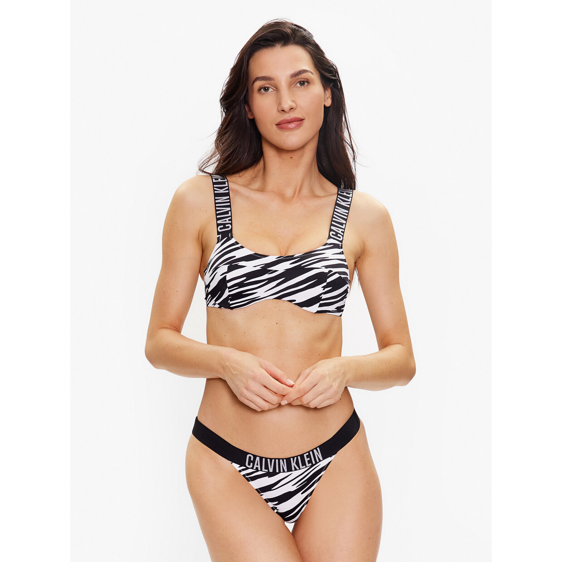 Calvin Klein Swimwear Bikini partea de sus KW0KW02117 Colorat - Pled.ro