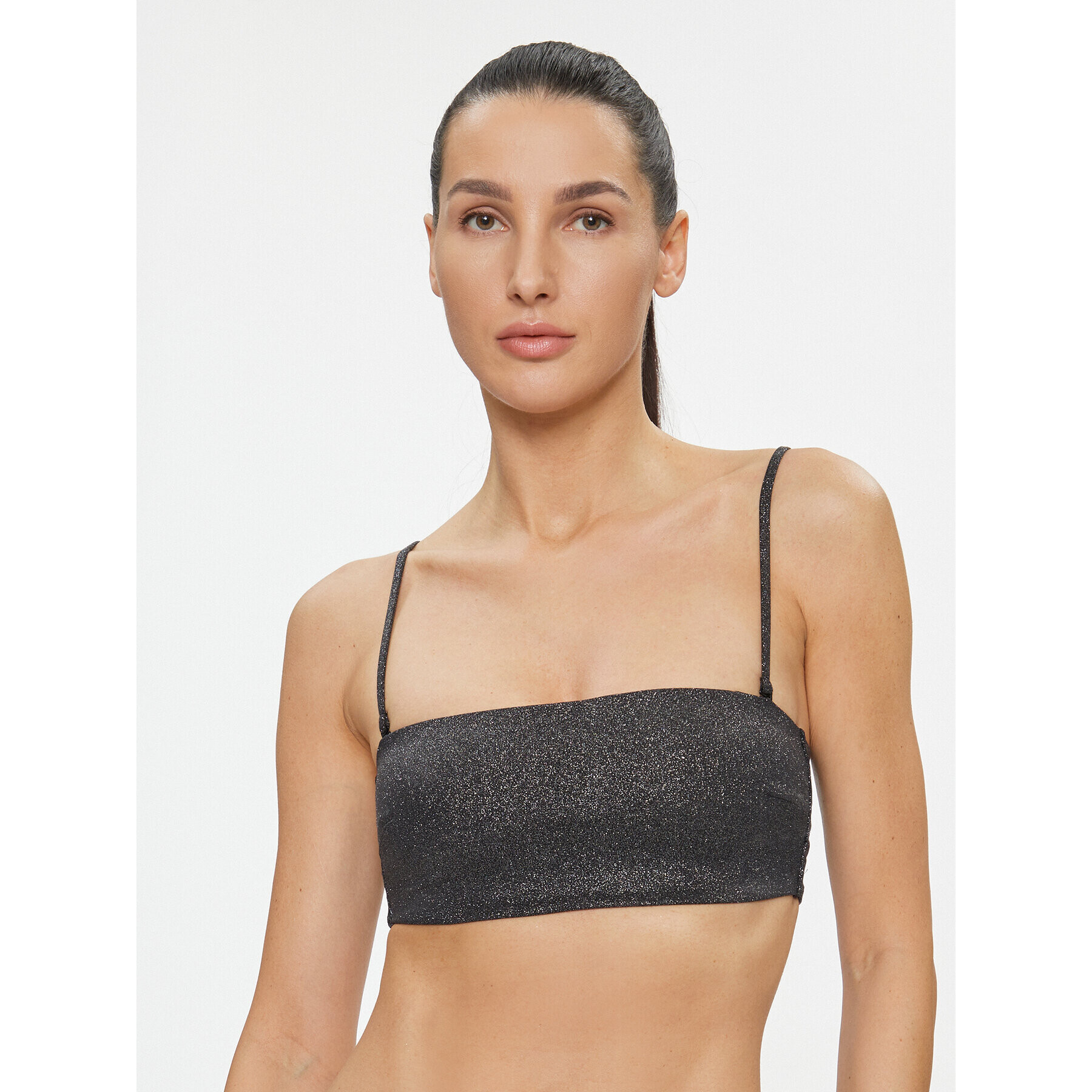 Calvin Klein Swimwear Bikini partea de sus KW0KW02275 Negru - Pled.ro