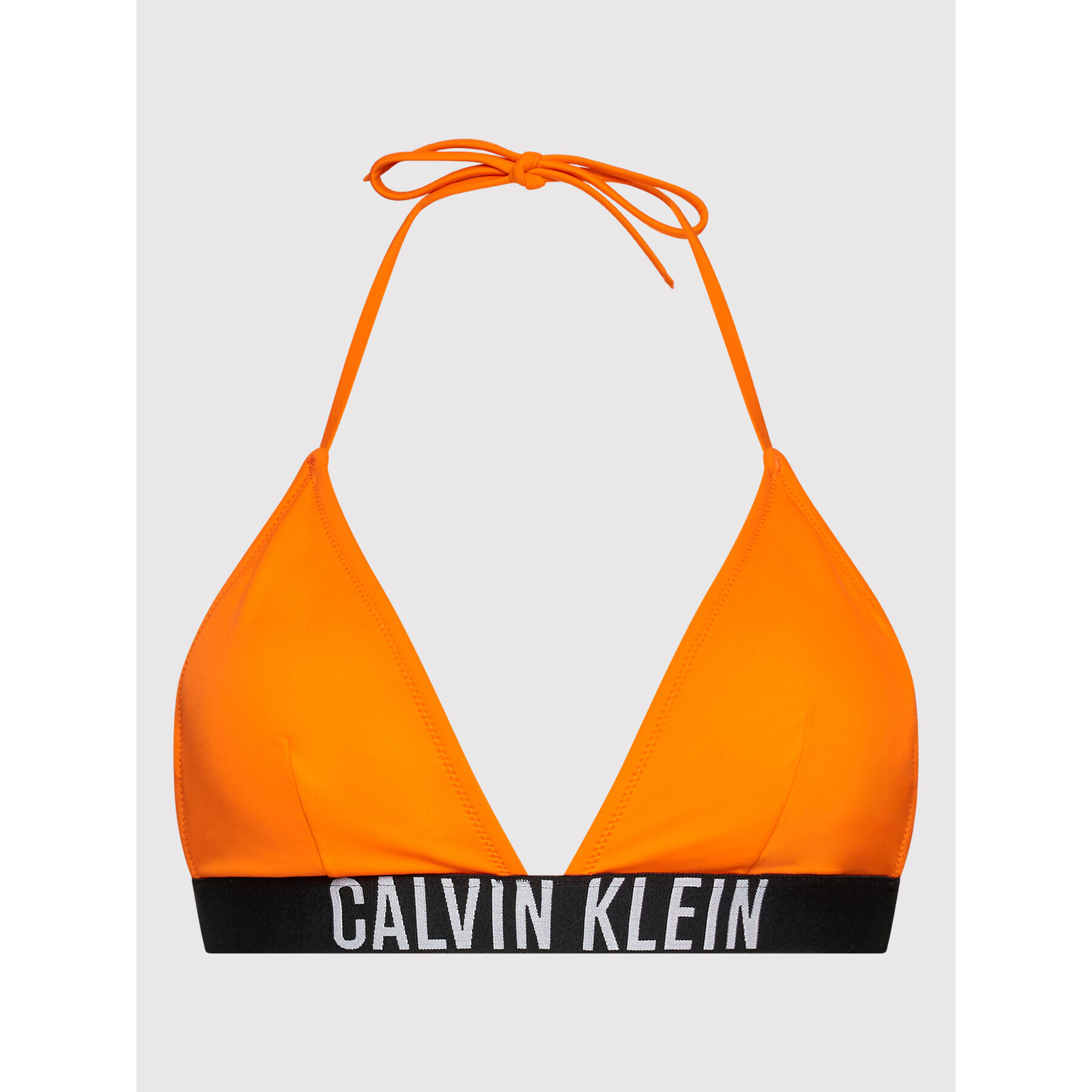 Calvin Klein Swimwear Bikini partea de sus Triangle KW0KW01850 Portocaliu - Pled.ro