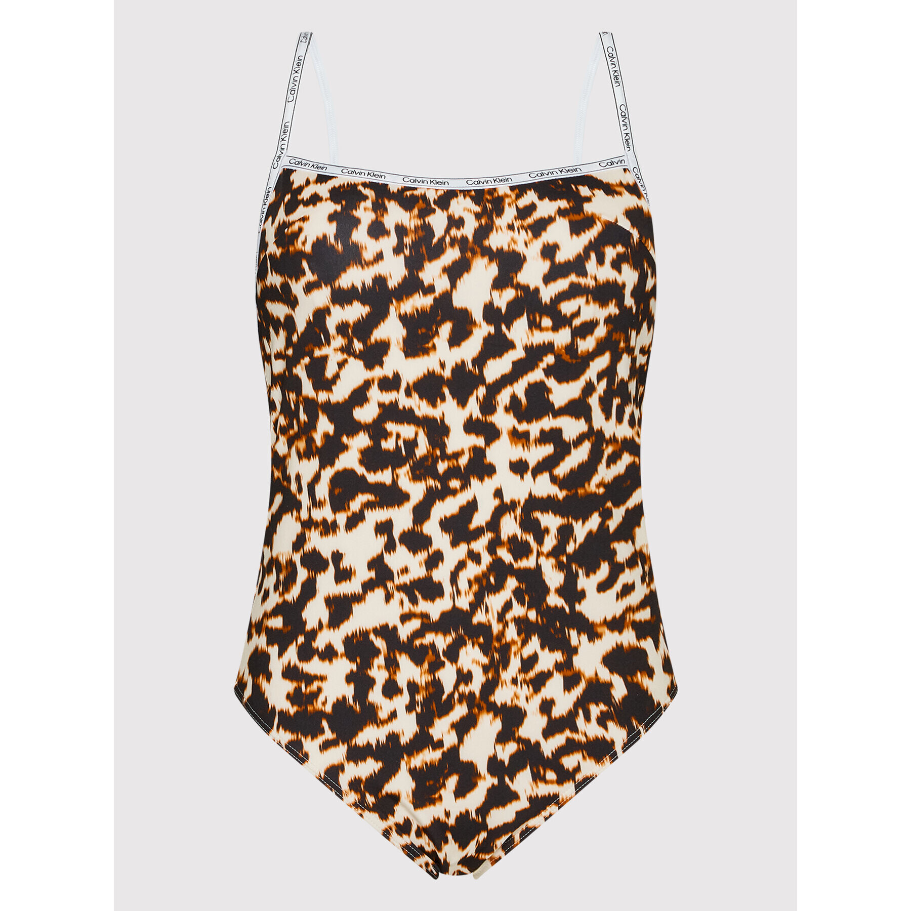 Calvin Klein Swimwear Costum de baie KW0KW01647 Maro - Pled.ro