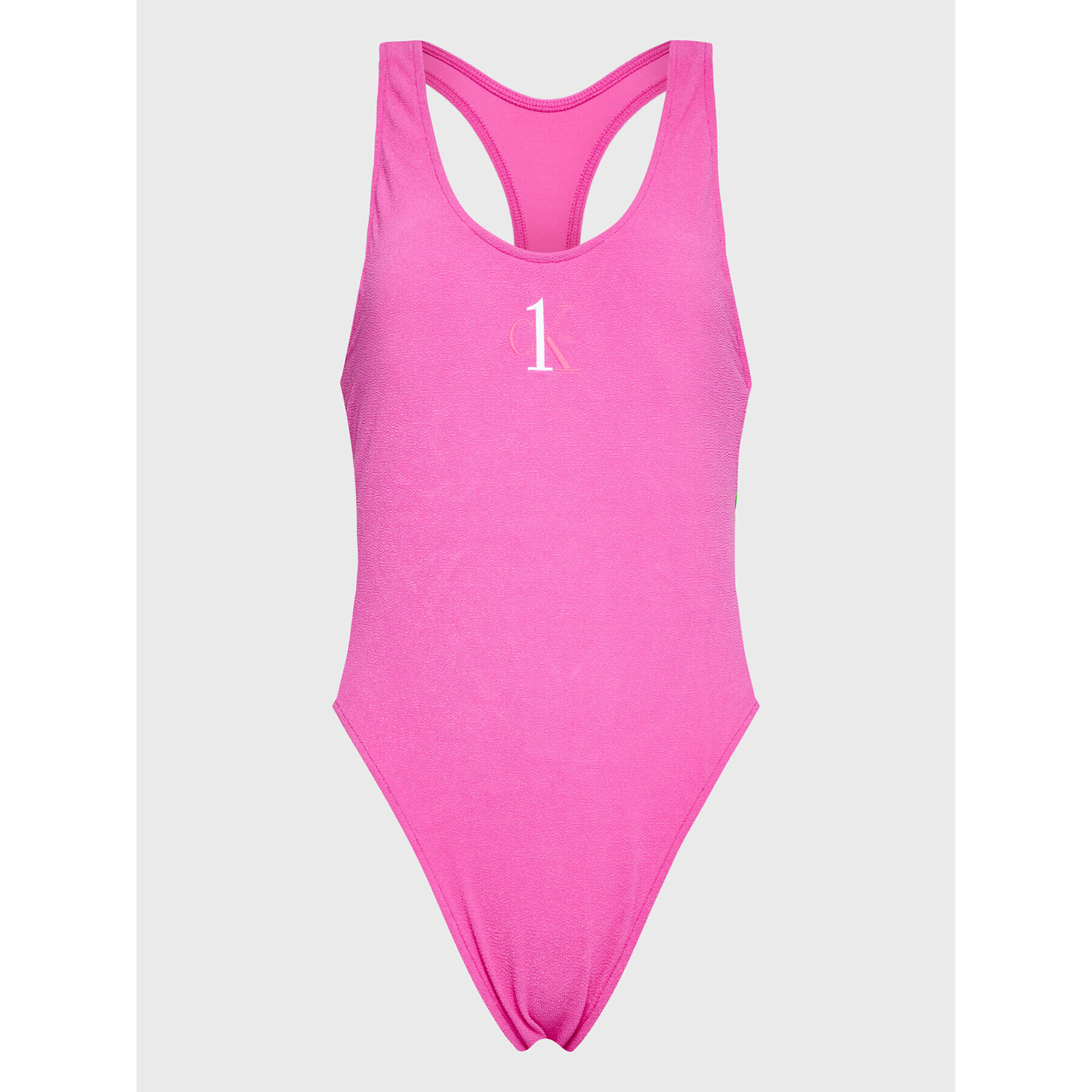 Calvin Klein Swimwear Costum de baie KW0KW01909 Roz - Pled.ro