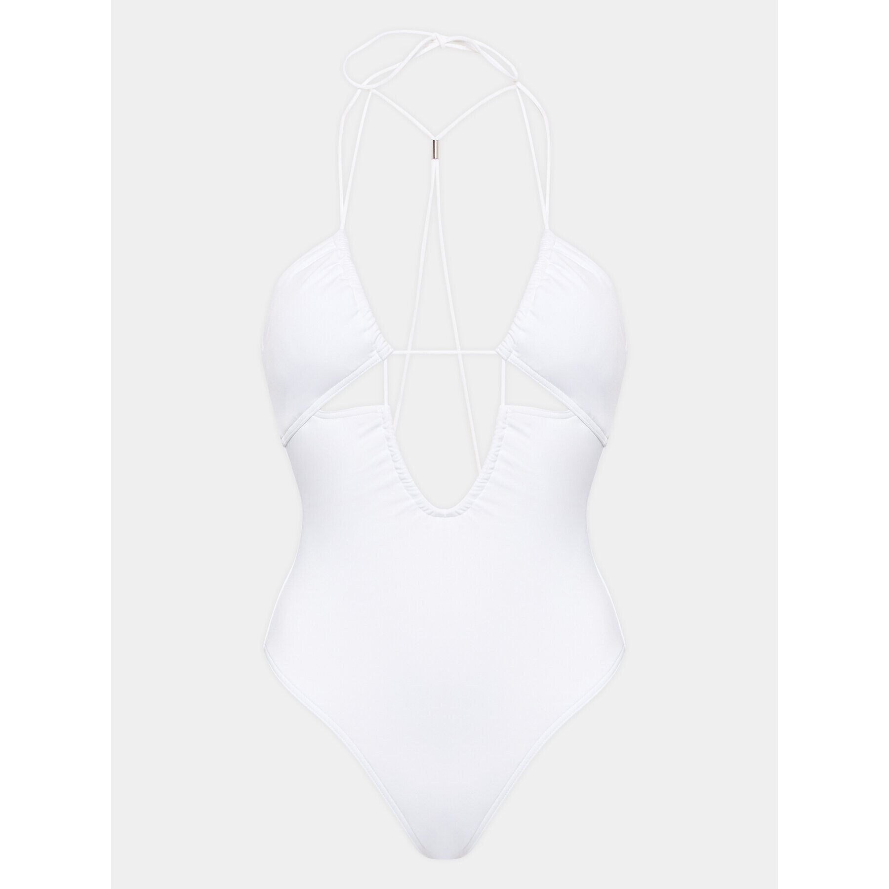 Calvin Klein Swimwear Costum de baie KW0KW02028 Alb - Pled.ro