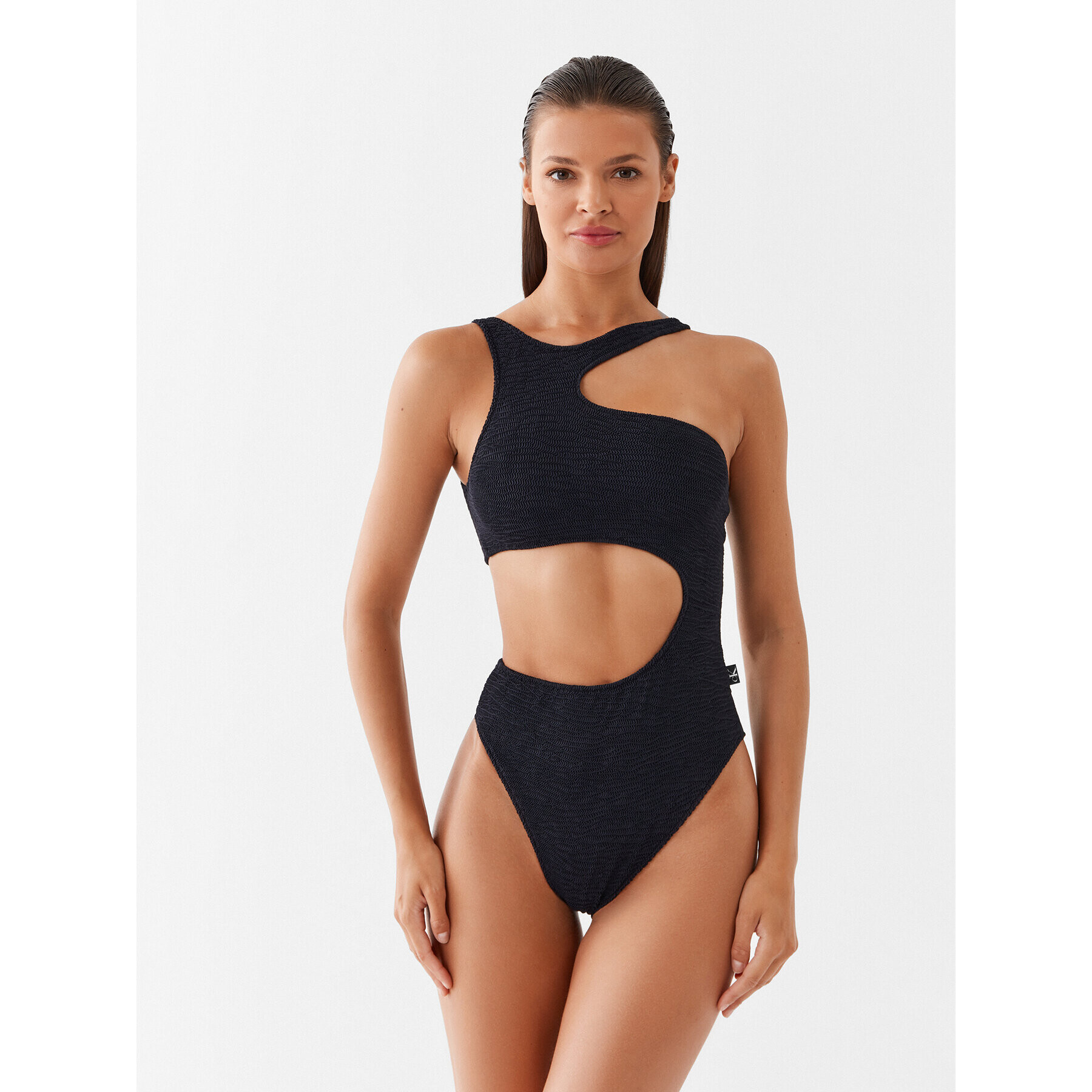 Calvin Klein Swimwear Costum de baie KW0KW02213 Negru - Pled.ro