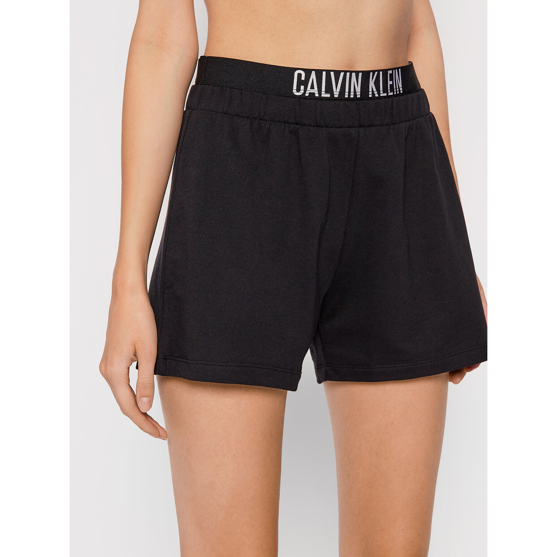 Calvin Klein Swimwear Pantaloni scurți de plajă KW0KW01356 Negru Regular Fit - Pled.ro