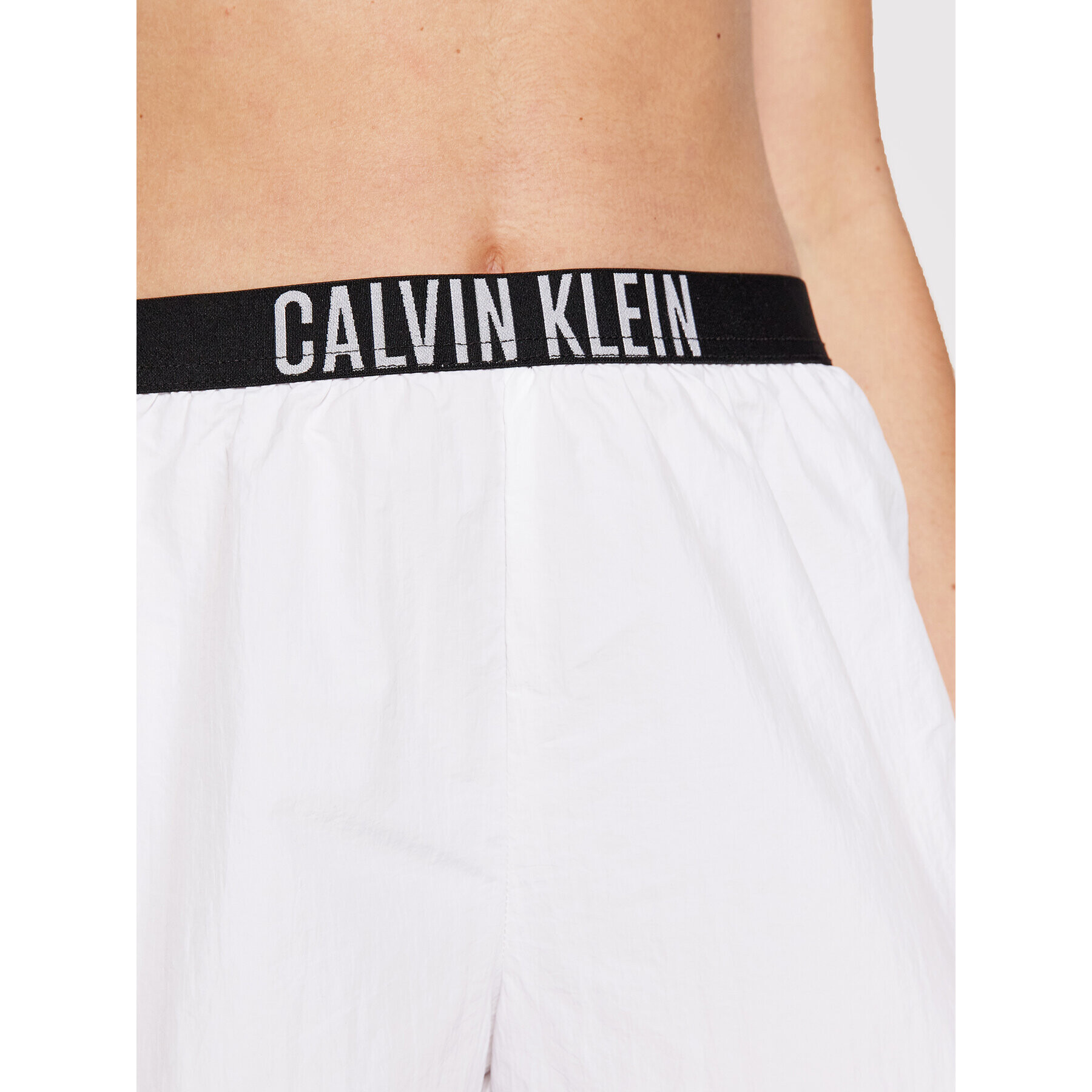 Calvin Klein Swimwear Pantaloni scurți de plajă KW0KW01777 Alb Regular Fit - Pled.ro