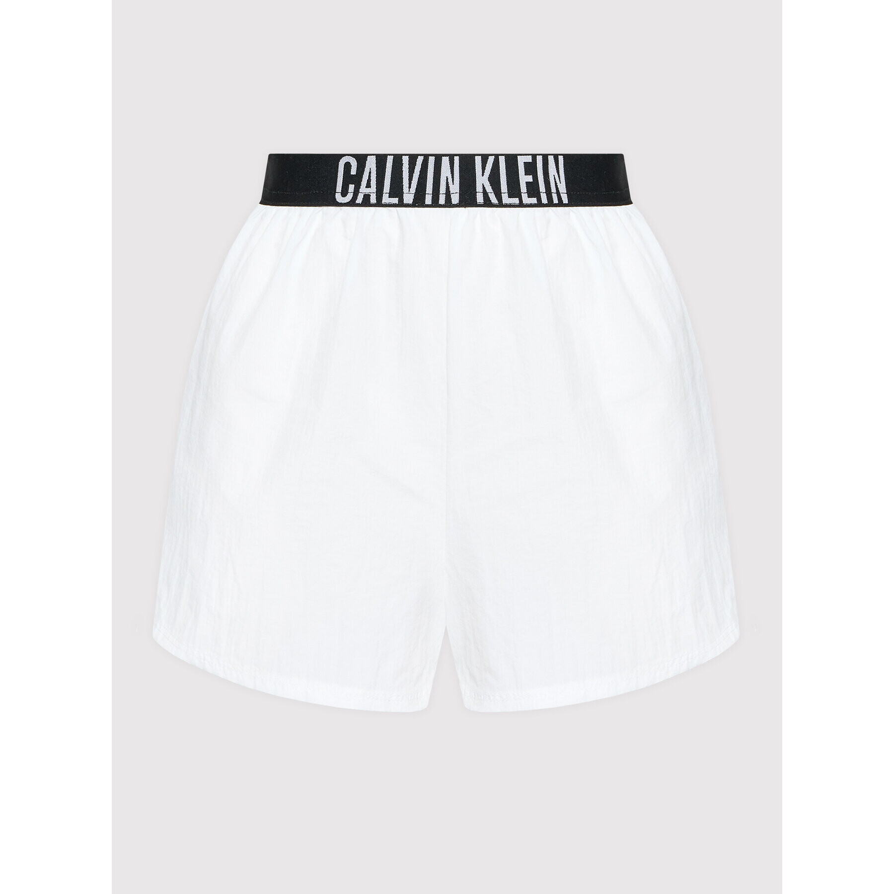 Calvin Klein Swimwear Pantaloni scurți de plajă KW0KW01777 Alb Regular Fit - Pled.ro