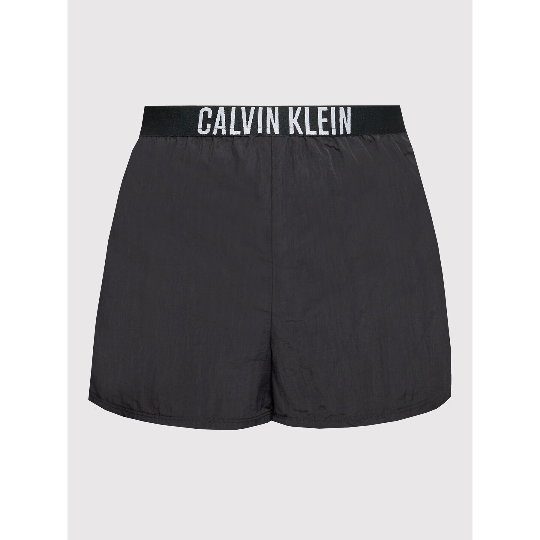 Calvin Klein Swimwear Pantaloni scurți de plajă KW0KW01777 Negru Regular Fit - Pled.ro