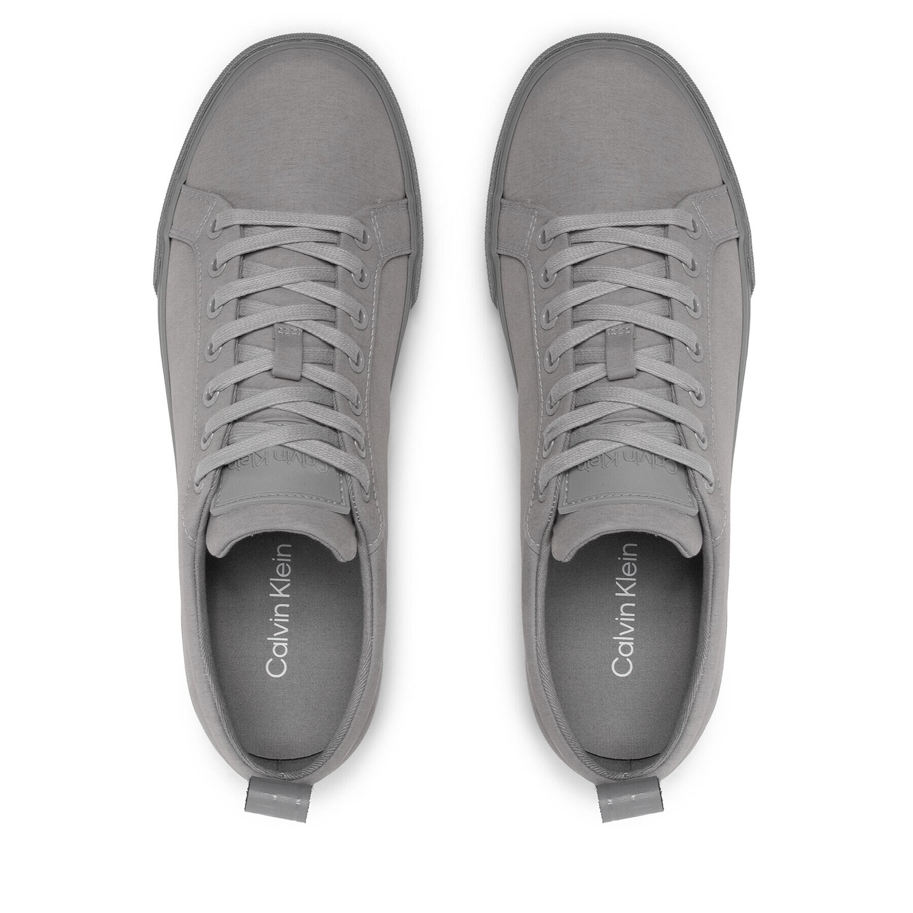 Calvin Klein Teniși Low Top Lace Up Nylon HM0HM00342 Gri - Pled.ro