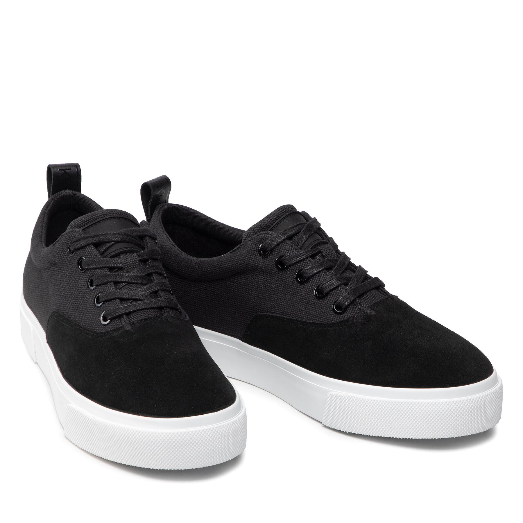 Calvin Klein Teniși Low Top Lace Up Skate Cv Mix HM0HM00321 Negru - Pled.ro