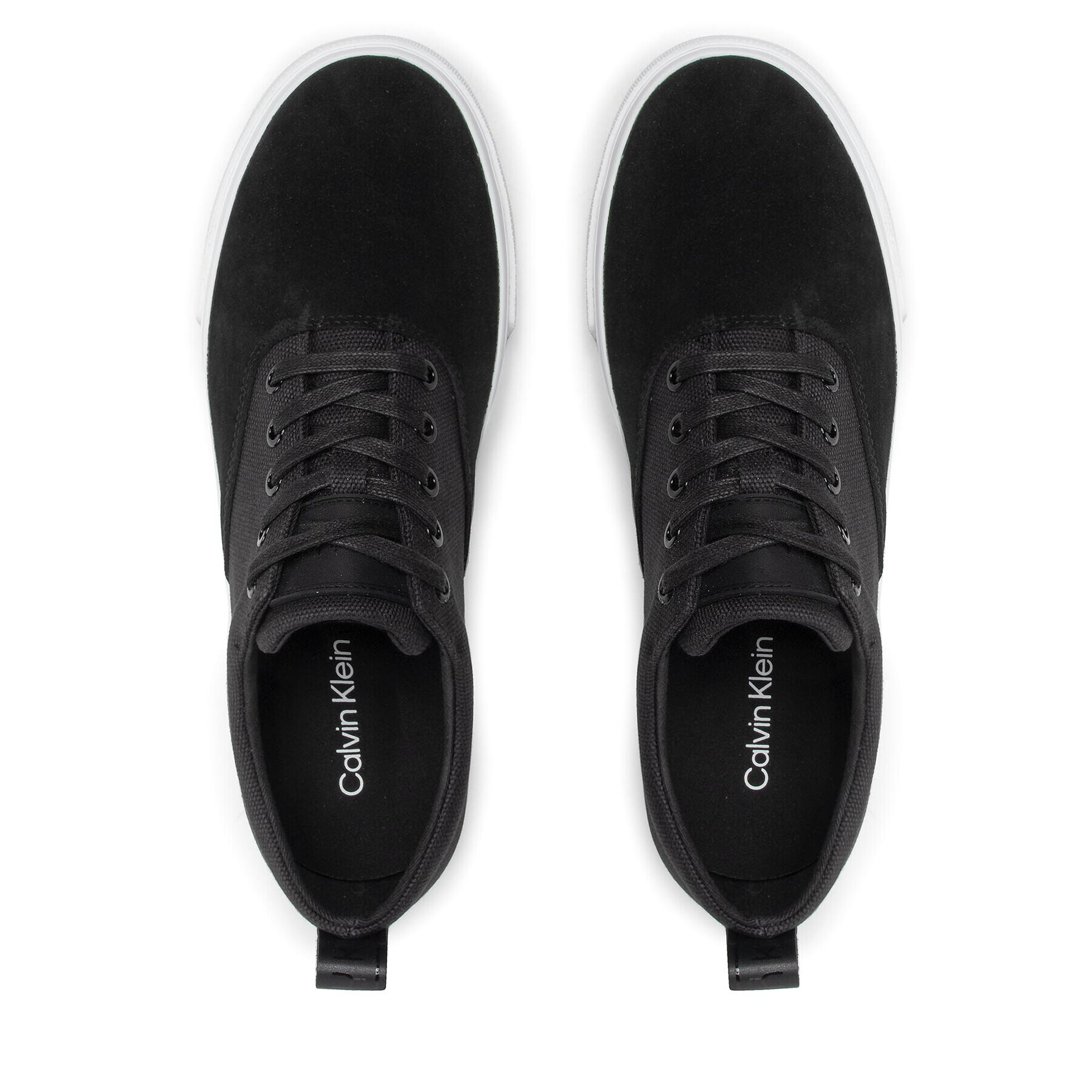 Calvin Klein Teniși Low Top Lace Up Skate Cv Mix HM0HM00321 Negru - Pled.ro