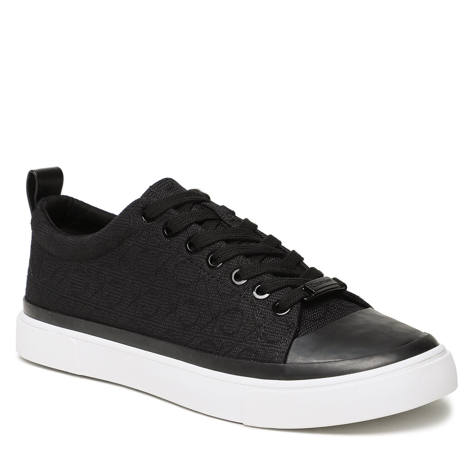 Calvin Klein Teniși Vulc Lace-Up - Mono Jq HW0HW01777 Negru - Pled.ro