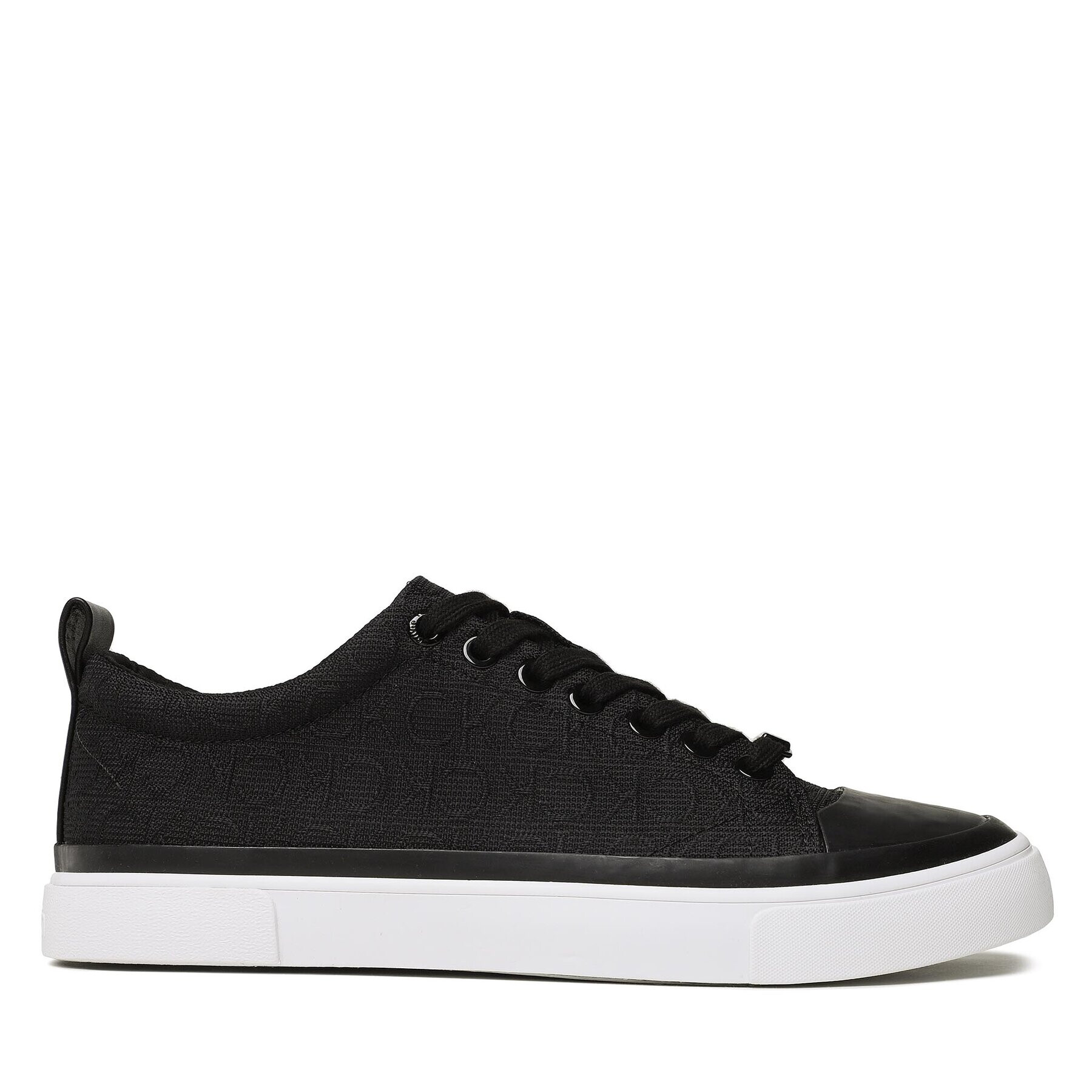 Calvin Klein Teniși Vulc Lace-Up - Mono Jq HW0HW01777 Negru - Pled.ro