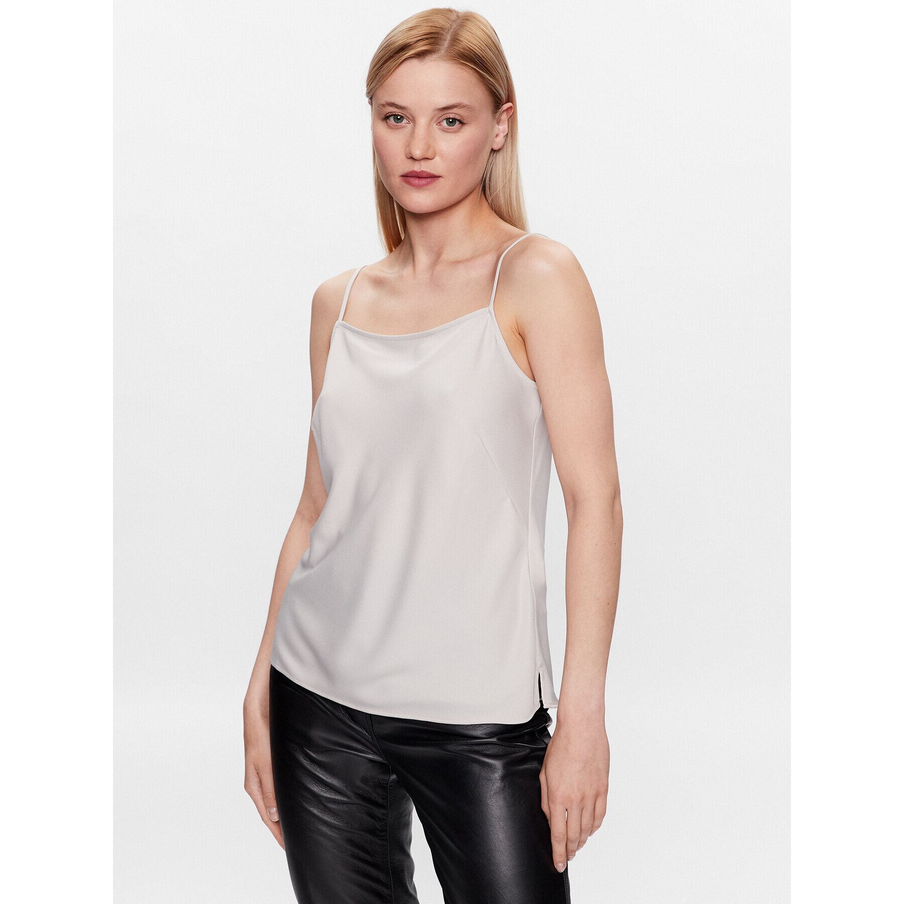 Calvin Klein Top K20K205844 Gri Regular Fit - Pled.ro