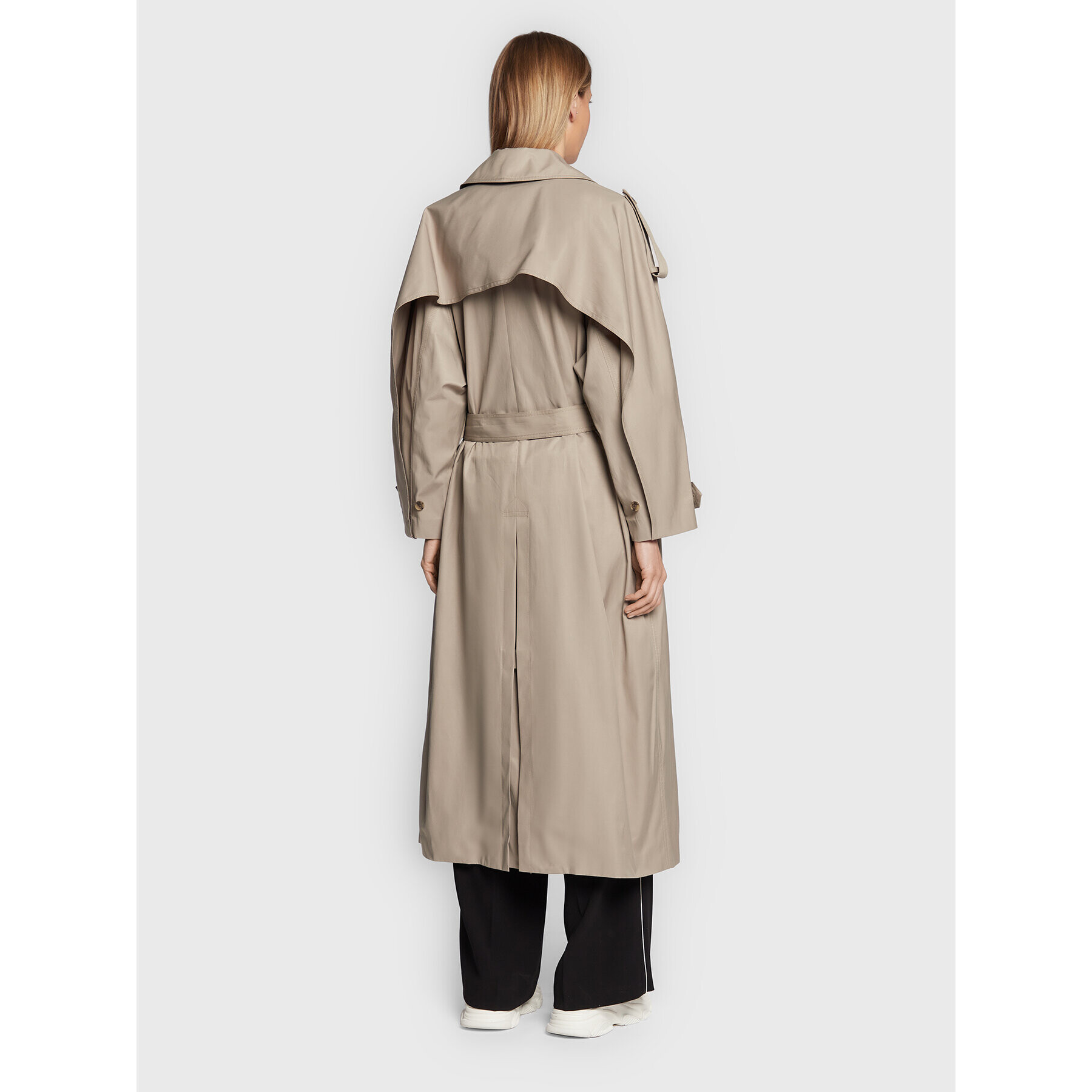 Calvin Klein Trench K20K204997 Verde Oversize - Pled.ro