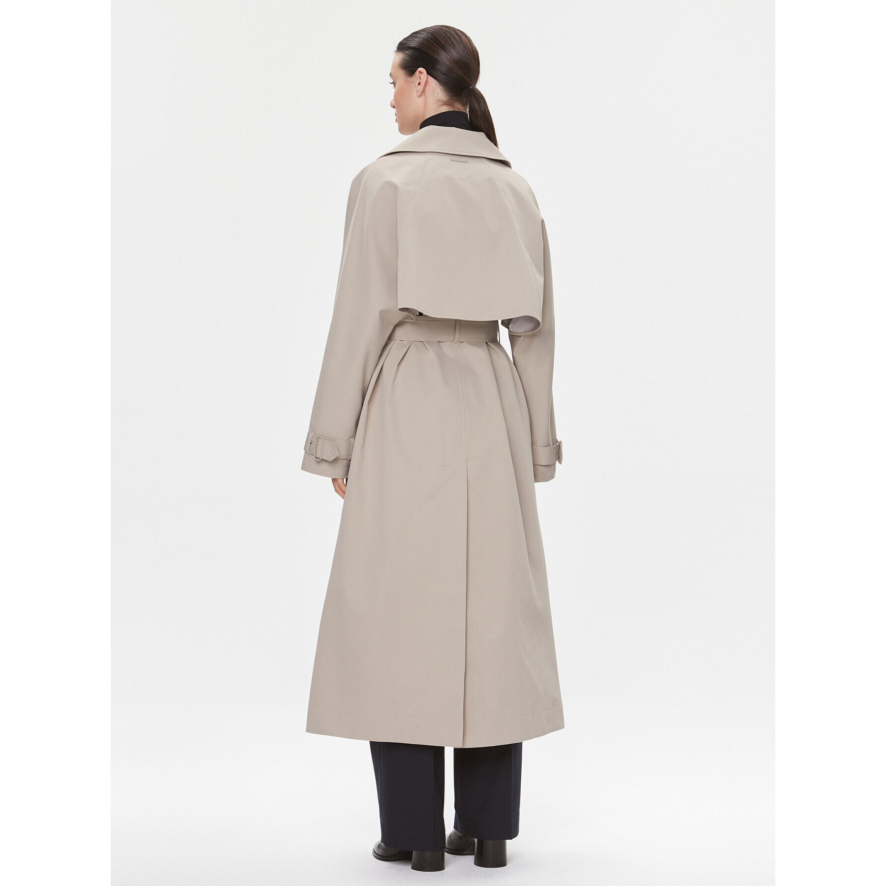 Calvin Klein Trench K20K205939 Bej Regular Fit - Pled.ro