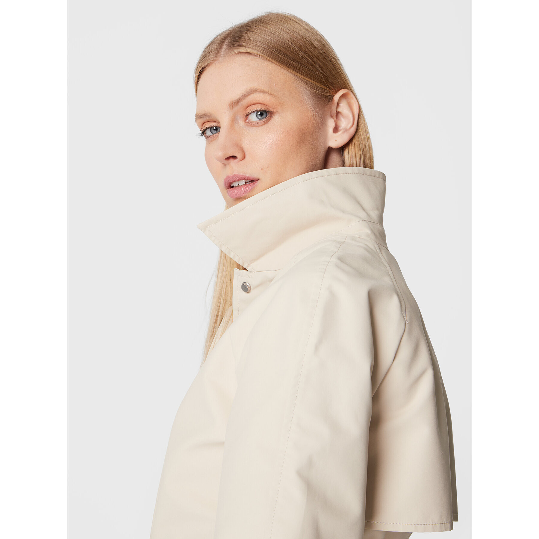 Calvin Klein Trench Technical K20K204162 Écru Regular Fit - Pled.ro