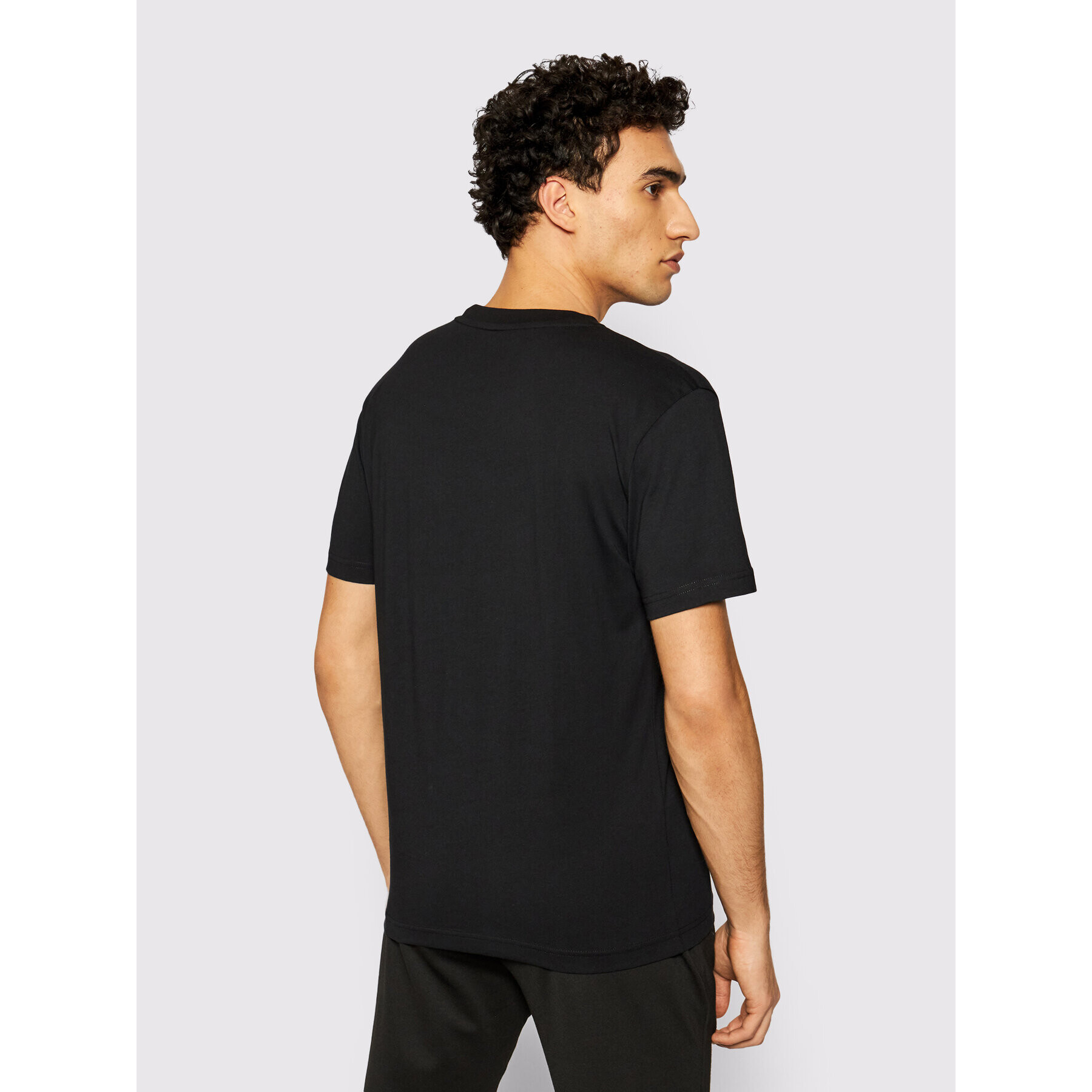 Calvin Klein Tricou Chest Logo K10K104062 Negru Regular Fit - Pled.ro