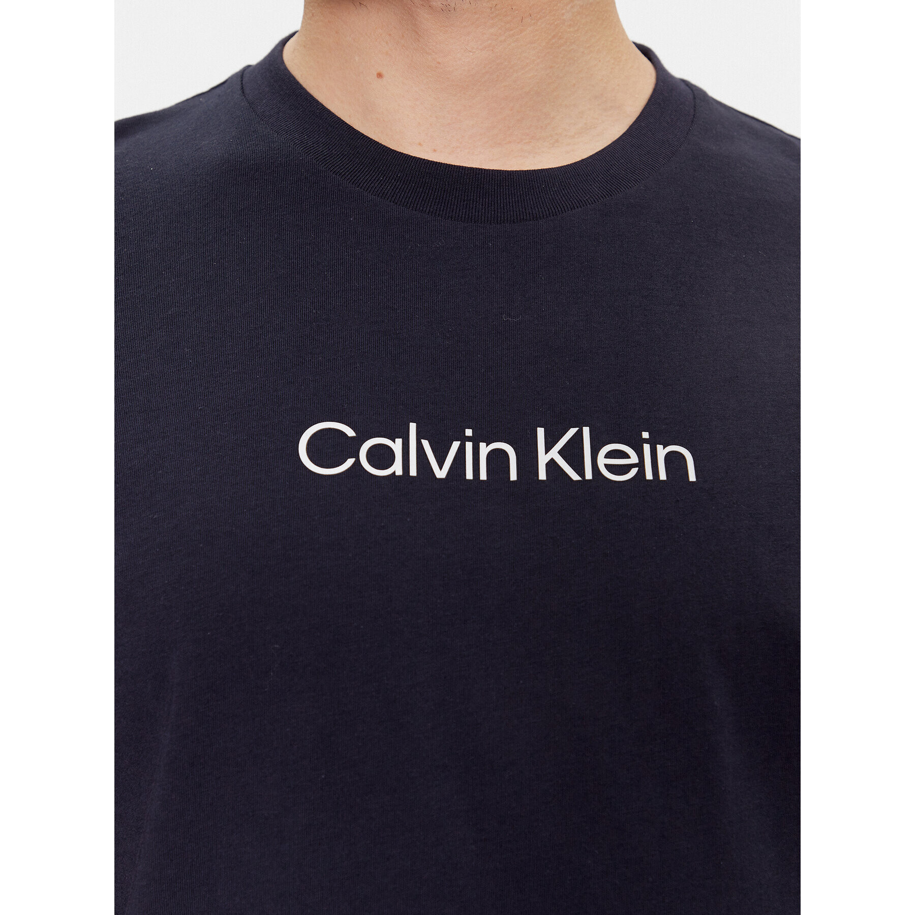 Calvin Klein Tricou Hero K10K111346 Albastru Regular Fit - Pled.ro