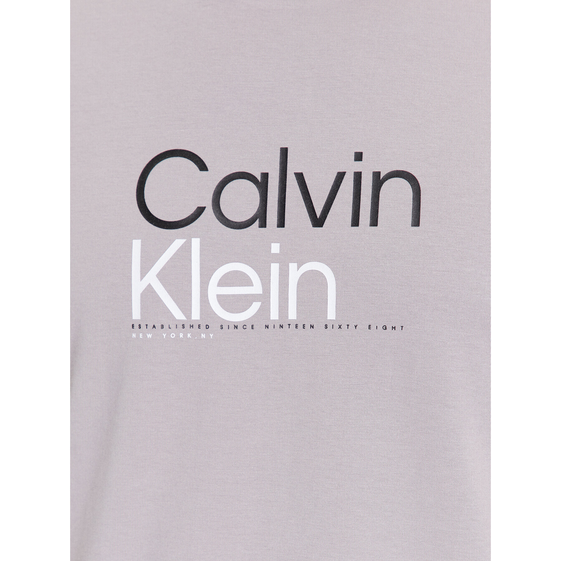 Calvin Klein Tricou K10K111841 Gri Regular Fit - Pled.ro