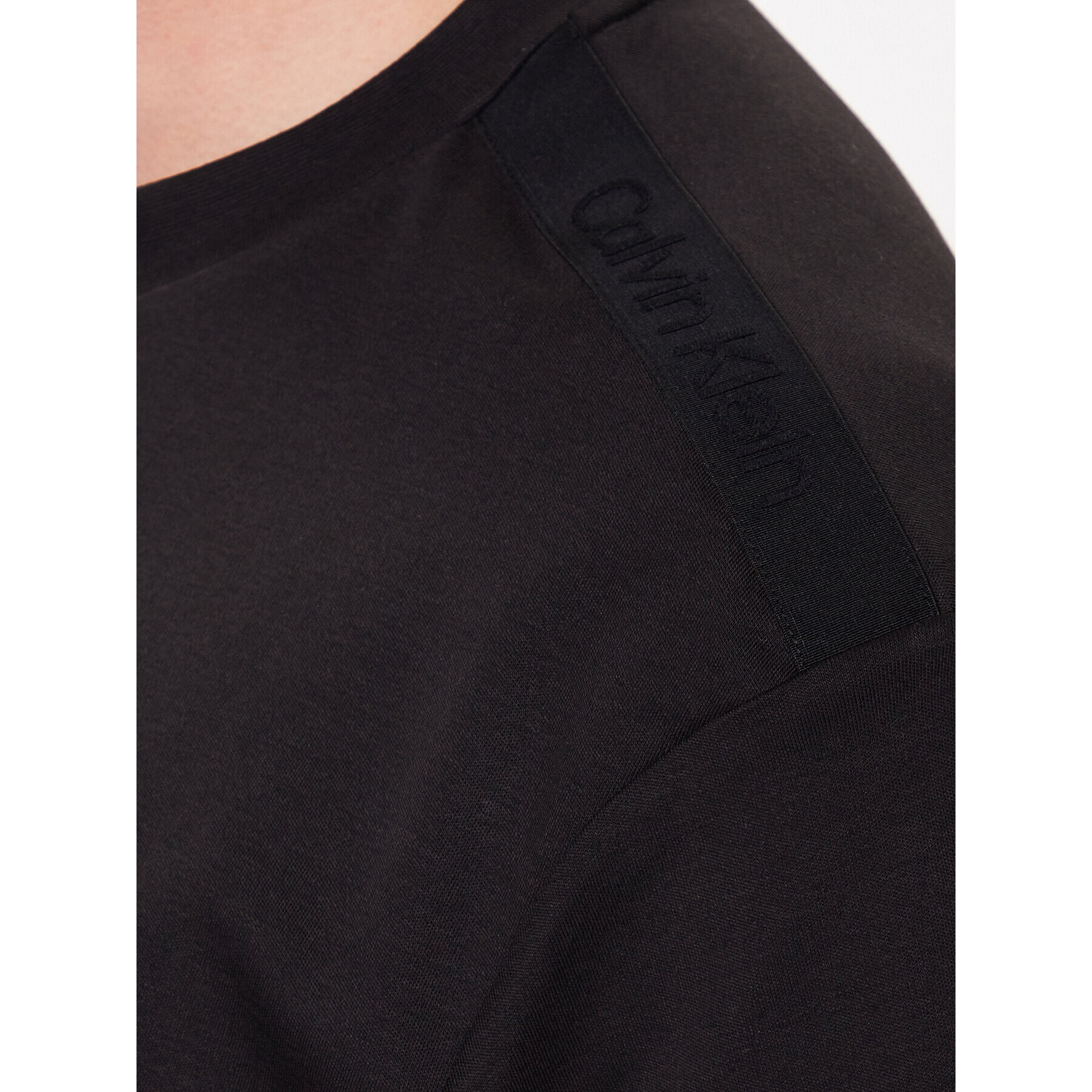 Calvin Klein Tricou Logo K10K111177 Negru Regular Fit - Pled.ro