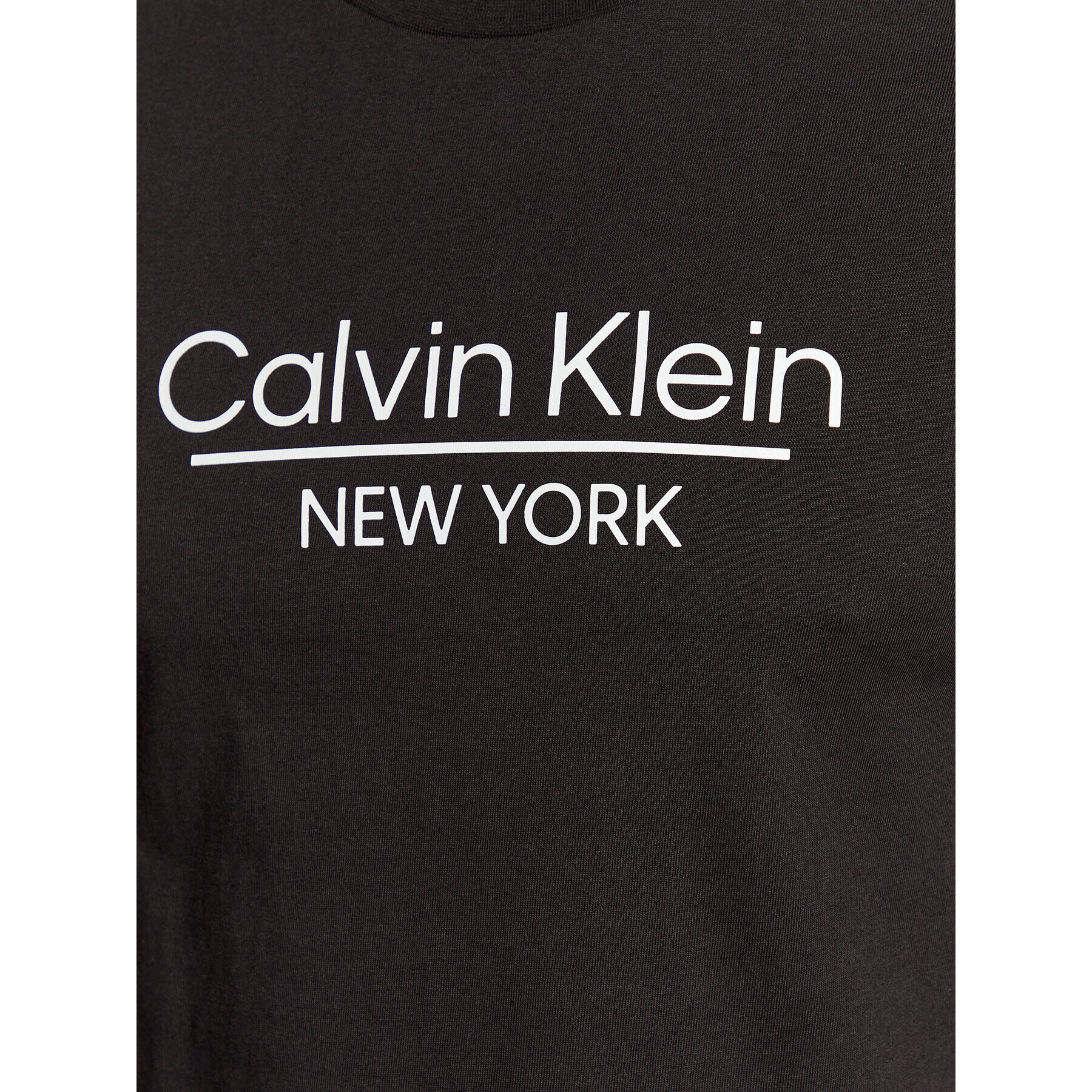 Calvin Klein Tricou New York Logo K10K110793 Negru Regular Fit - Pled.ro