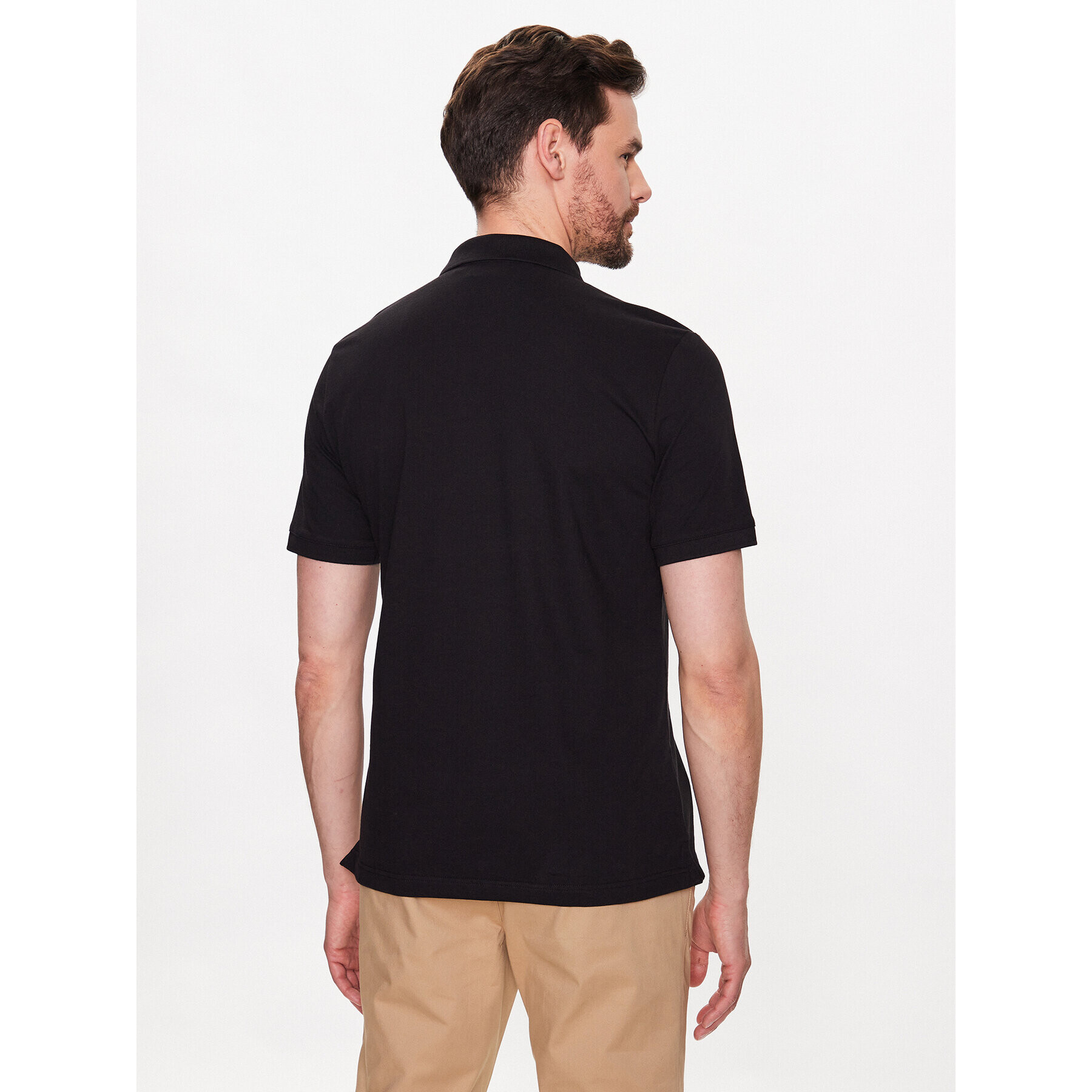 Calvin Klein Tricou polo K10K111196 Negru Slim Fit - Pled.ro