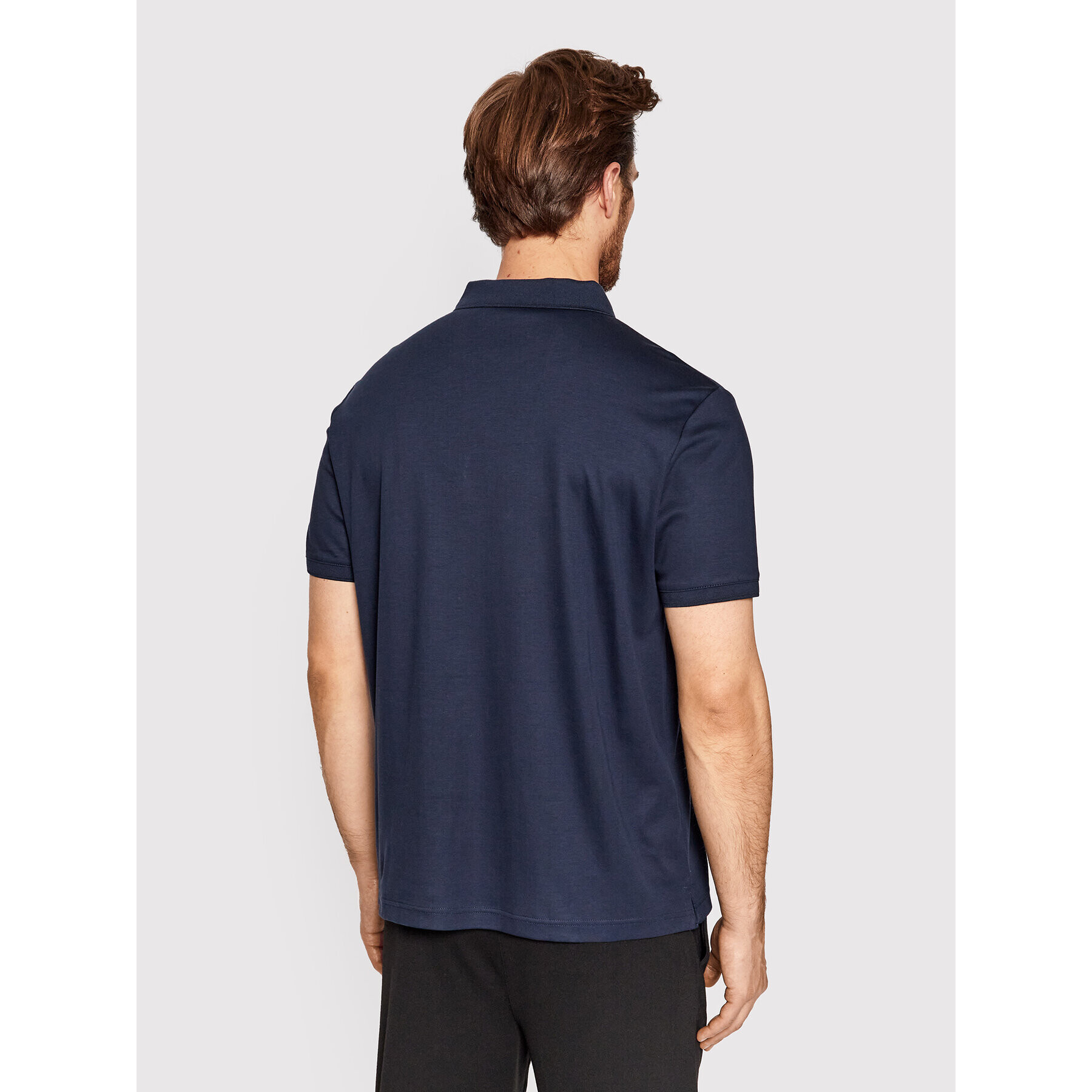 Calvin Klein Tricou polo Liquid Touch K10K108722 Bleumarin Comfort Fit - Pled.ro