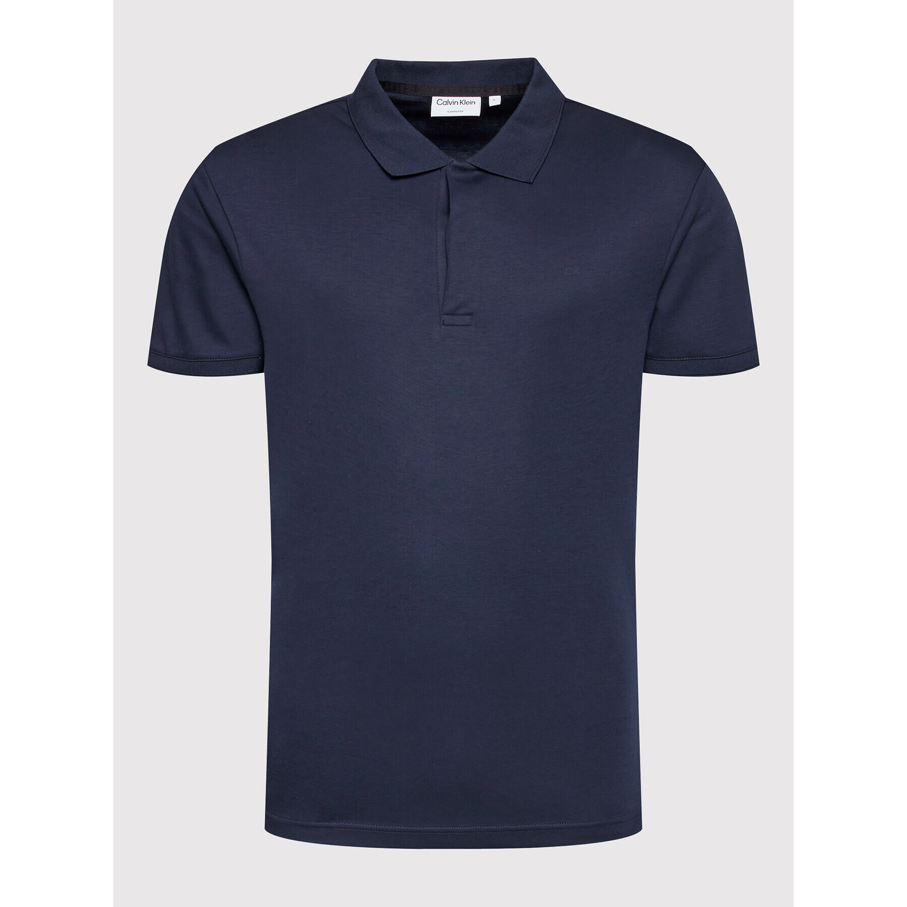 Calvin Klein Tricou polo Liquid Touch K10K108722 Bleumarin Comfort Fit - Pled.ro