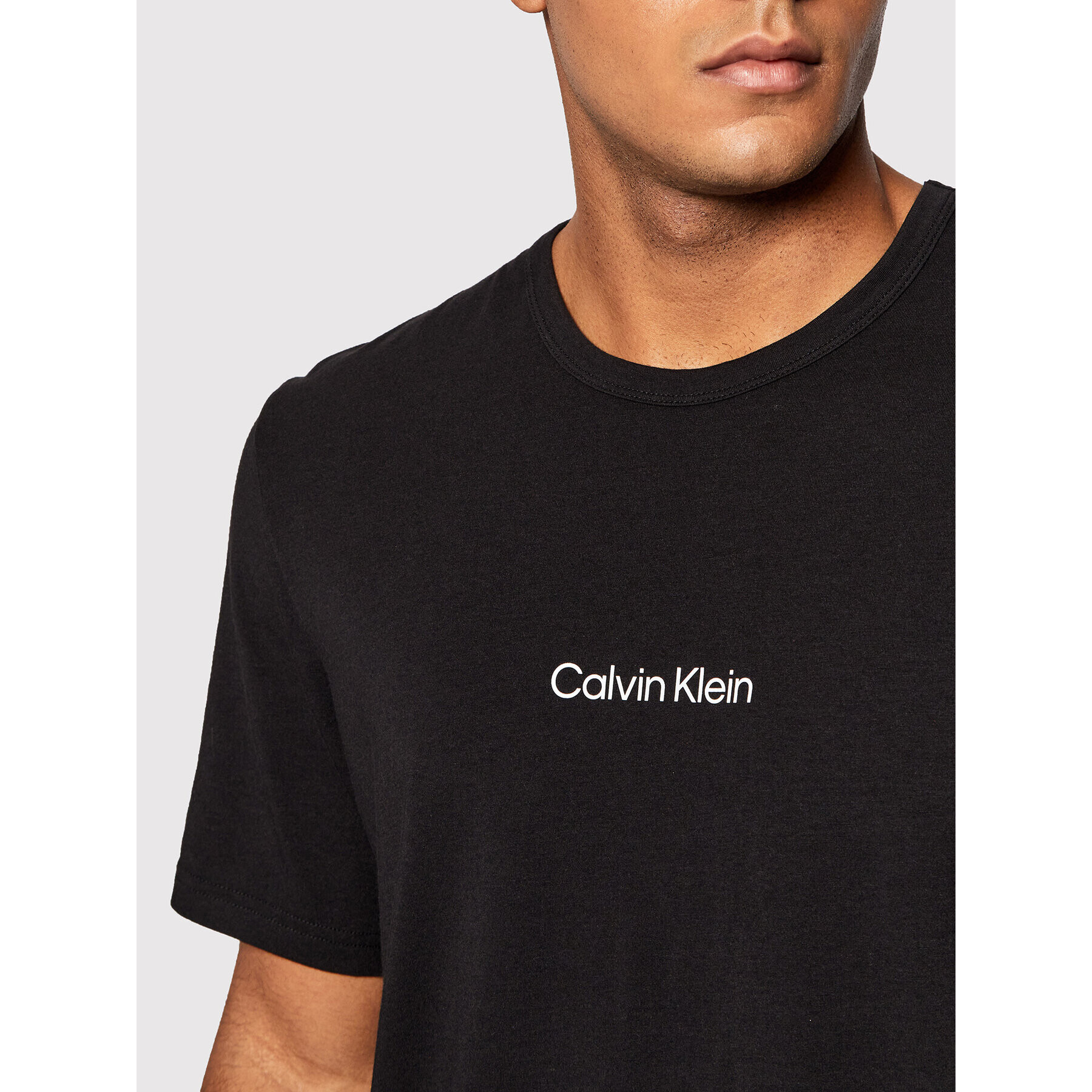 Calvin Klein Underwear Cămașă pijama 000NM2170E Negru Relaxed Fit - Pled.ro