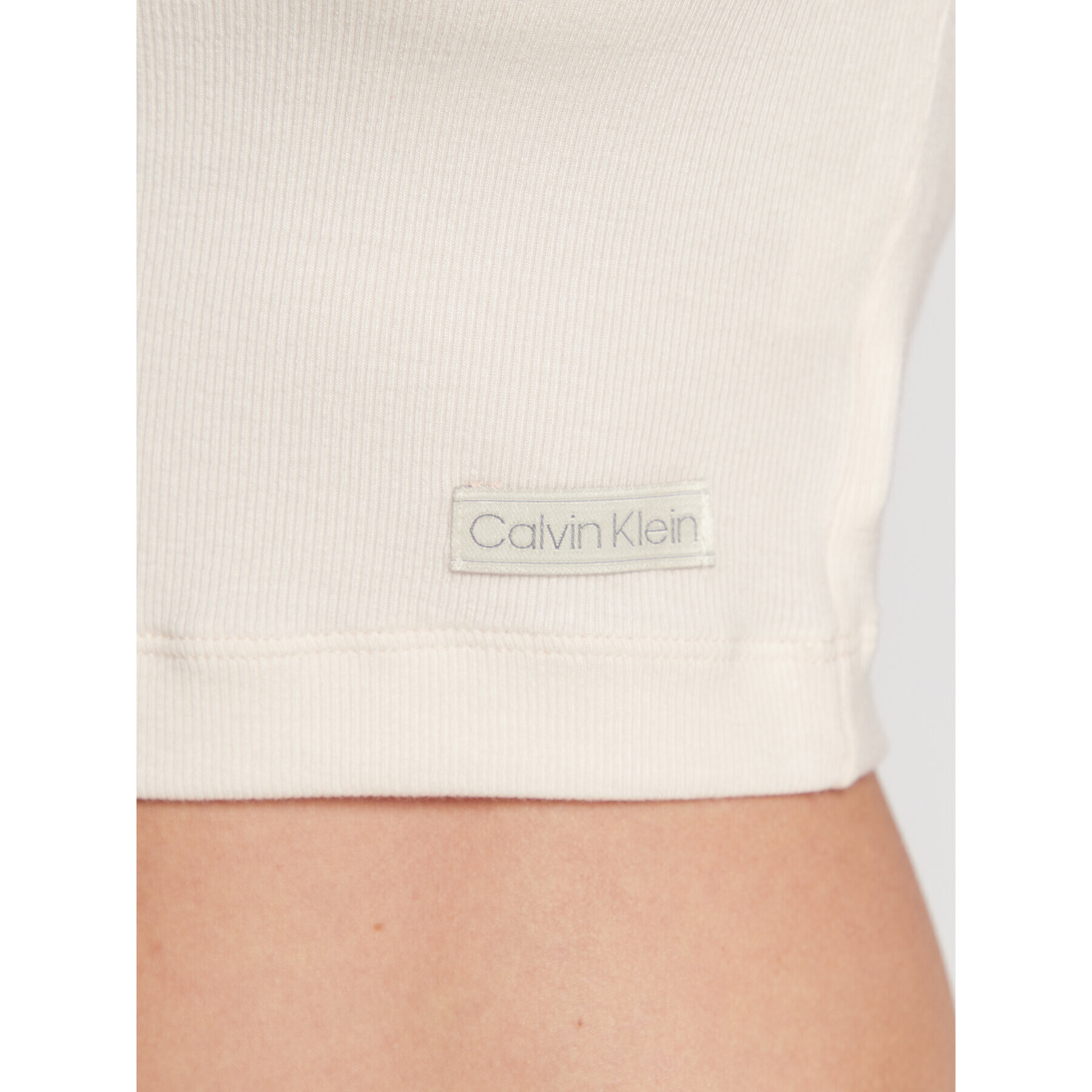 Calvin Klein Underwear Cămașă pijama Tank 000QS6648E Bej Slim Fit - Pled.ro