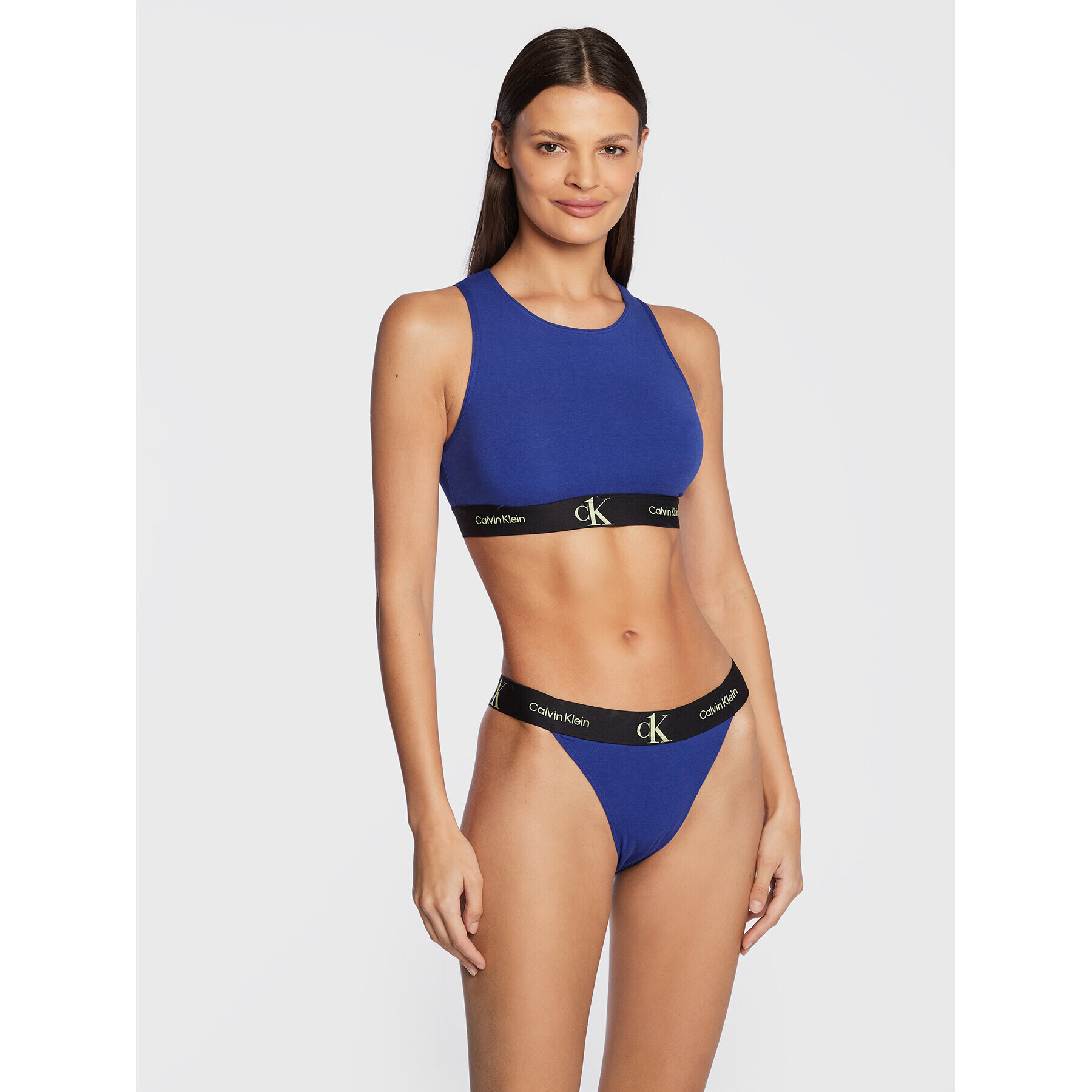 Calvin Klein Underwear Chilot brazilian 000QF6966E Bleumarin - Pled.ro