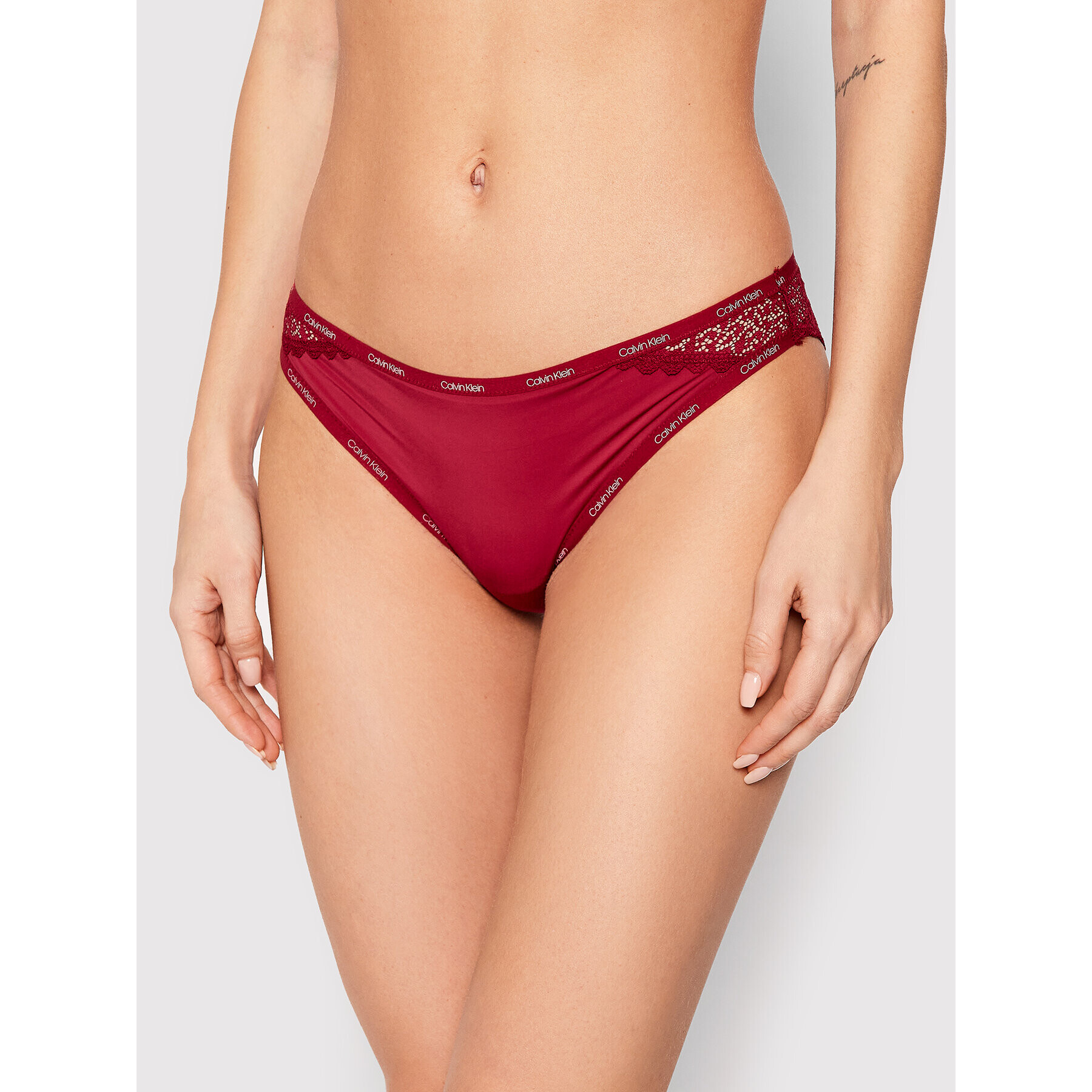 Calvin Klein Underwear Chilot brazilian Flitry 000QF5152E Vișiniu - Pled.ro