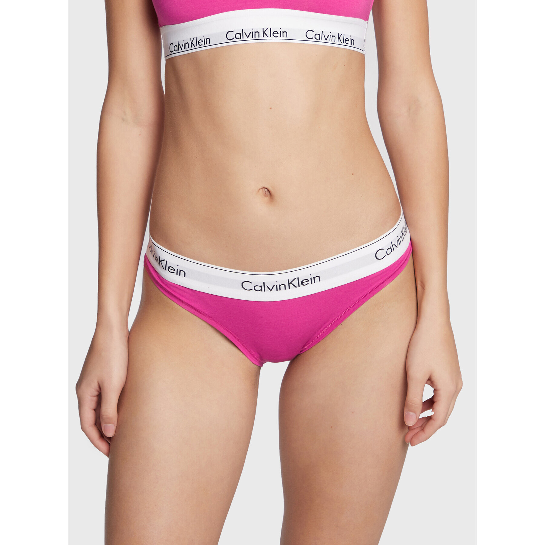 Calvin Klein Underwear Chilot clasic 0000F3787E Roz - Pled.ro