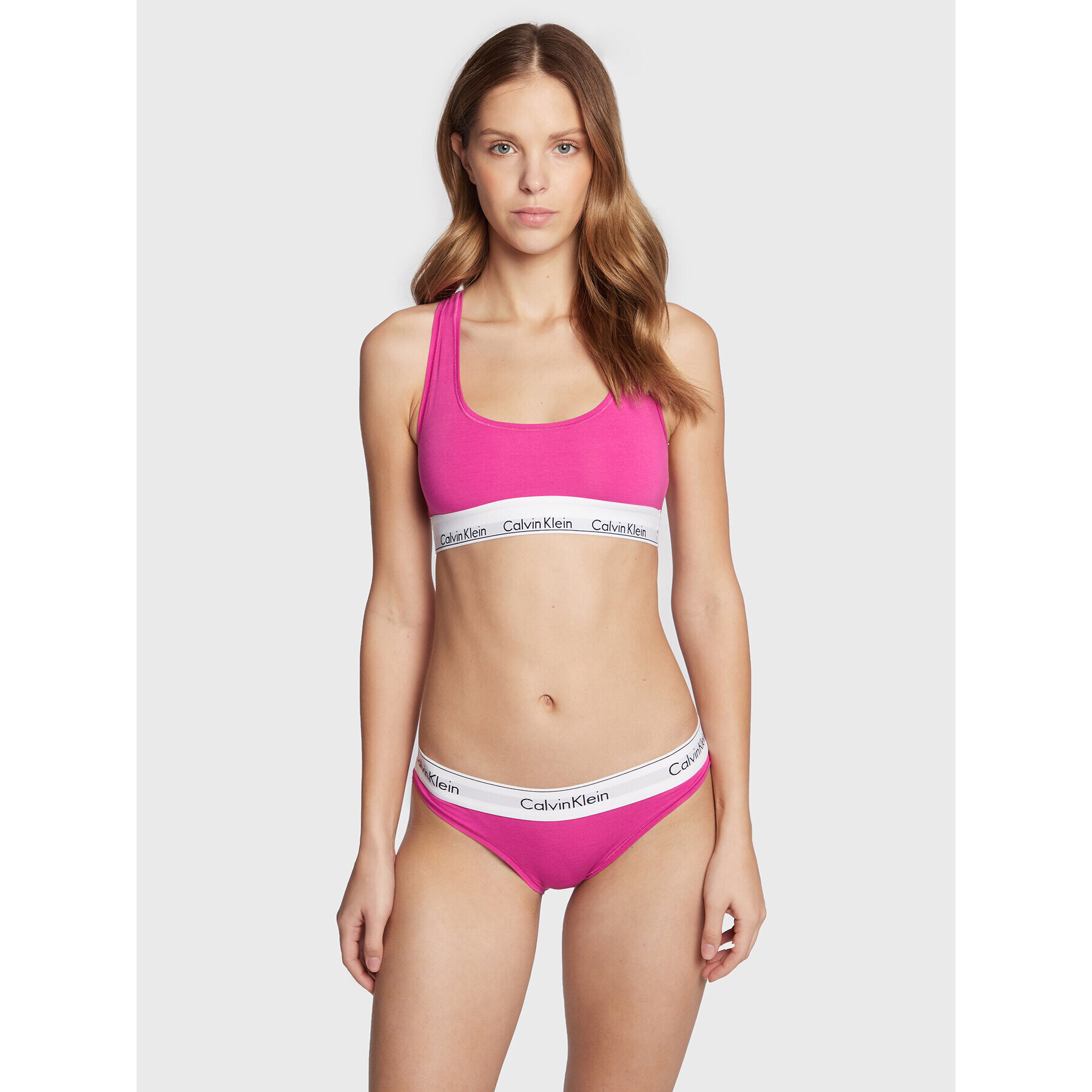 Calvin Klein Underwear Chilot clasic 0000F3787E Roz - Pled.ro