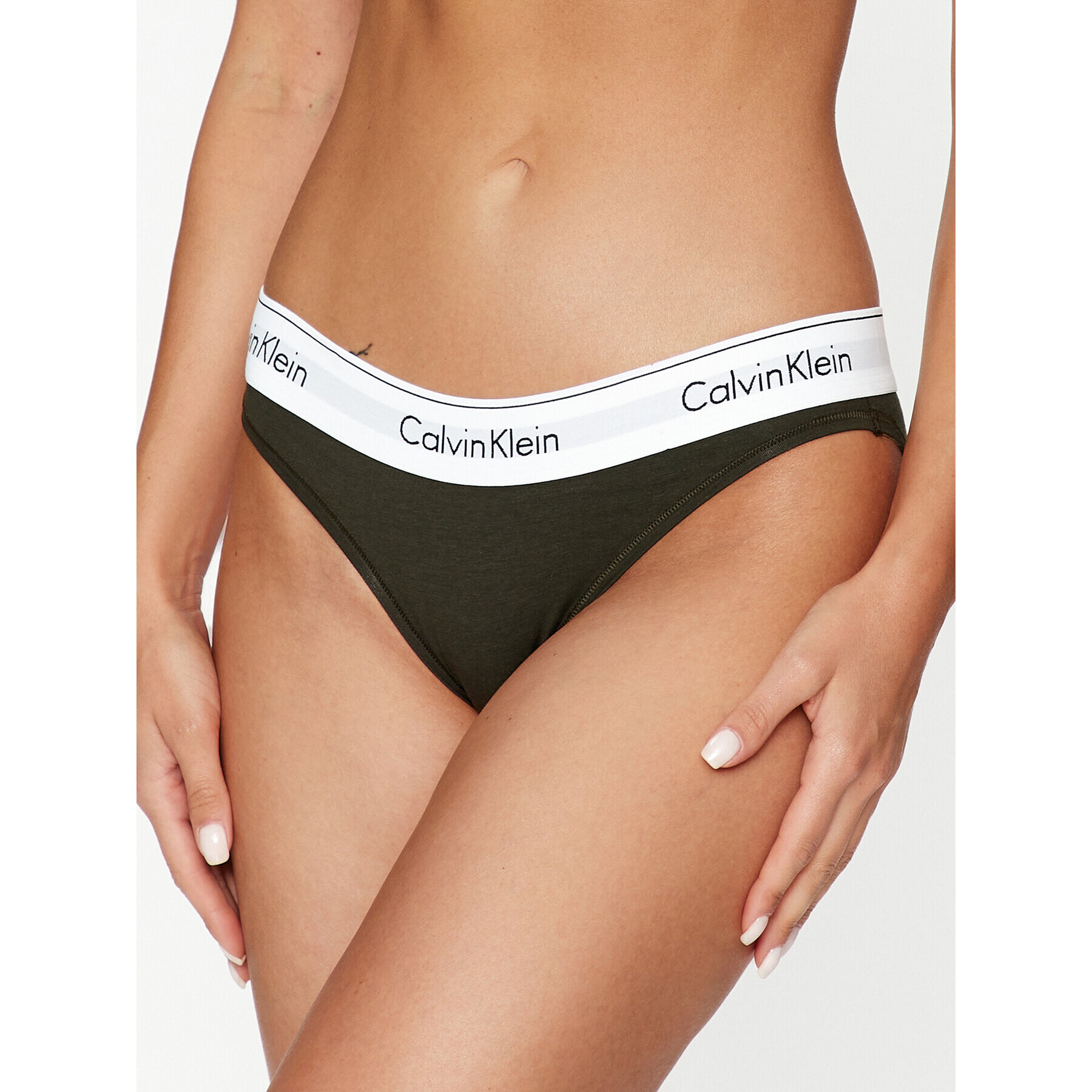 Calvin Klein Underwear Chilot clasic 0000F3787E Verde - Pled.ro