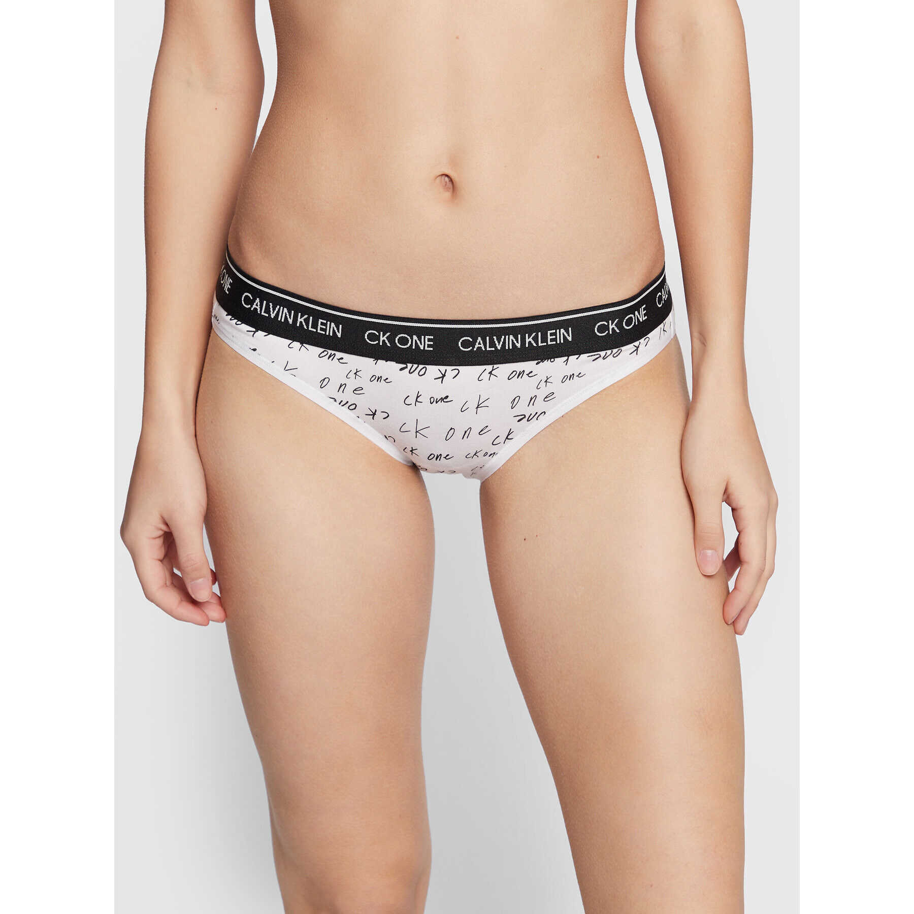 Calvin Klein Underwear Chilot clasic 000QF5735E Alb - Pled.ro