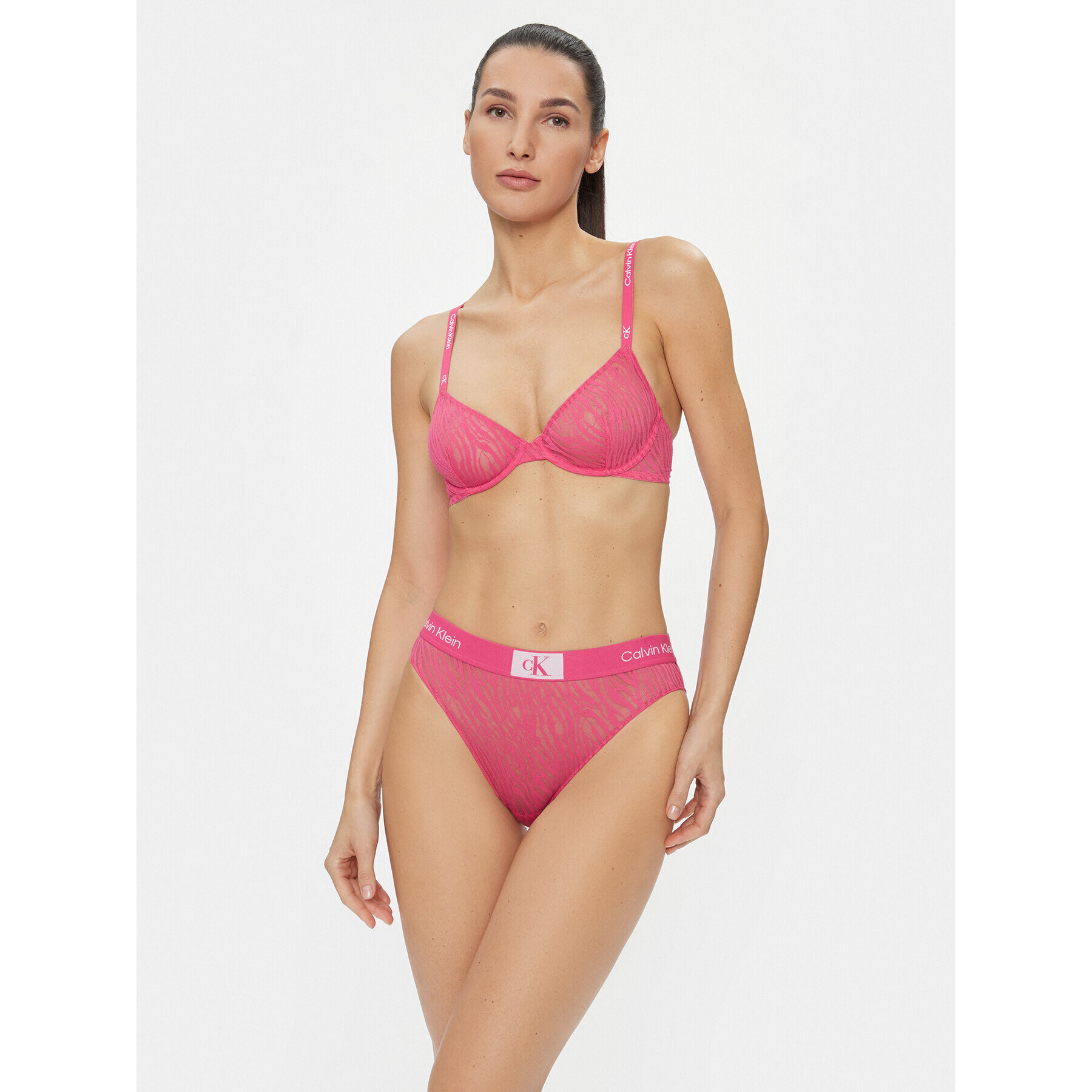 Calvin Klein Underwear Chilot clasic 000QF7379E Roz - Pled.ro