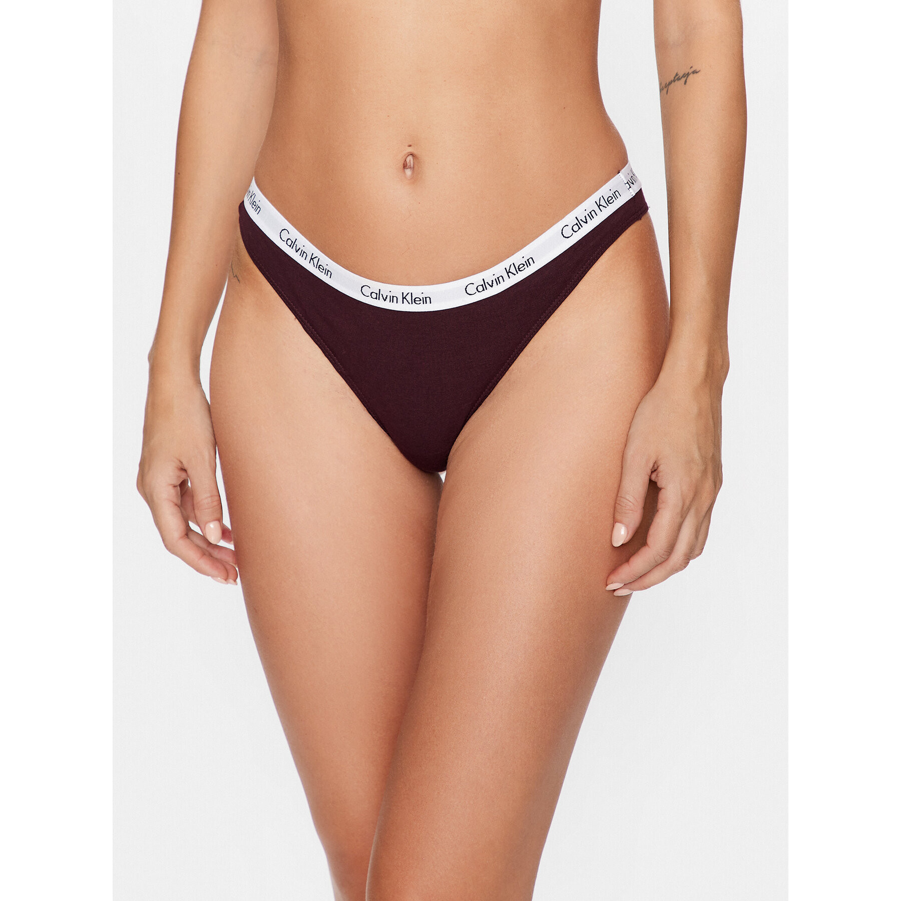 Calvin Klein Underwear Chilot tanga 0000D1617E Vișiniu - Pled.ro