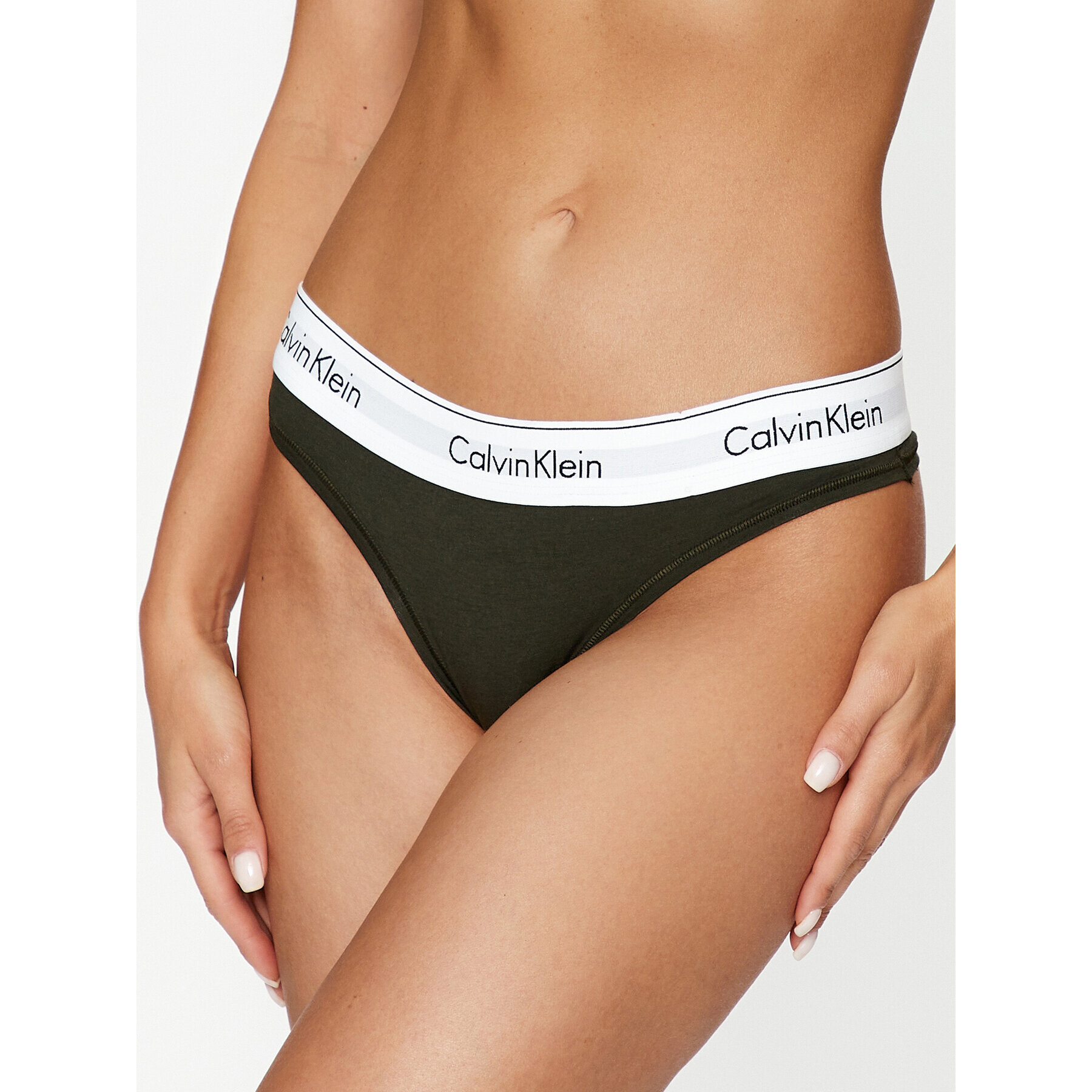 Calvin Klein Underwear Chilot tanga 0000F3786E Verde - Pled.ro