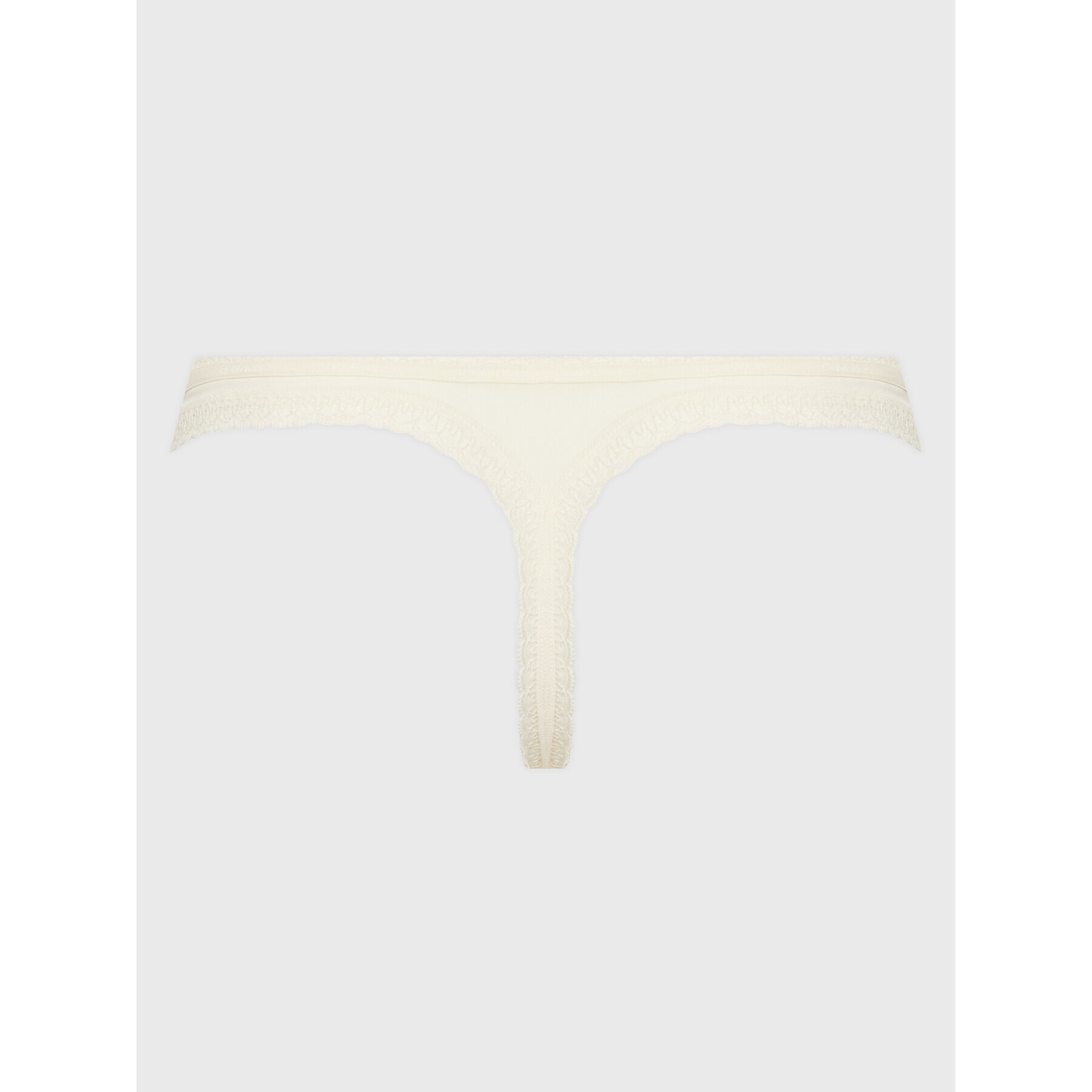 Calvin Klein Underwear Chilot tanga 000QD3763E Écru - Pled.ro