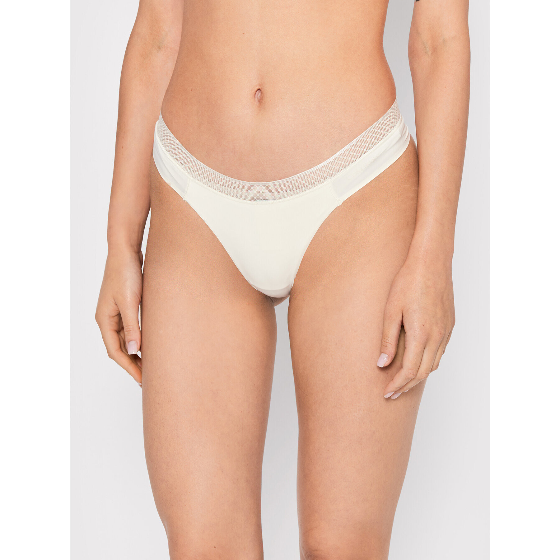 Calvin Klein Underwear Chilot tanga 000QF6307E Alb - Pled.ro