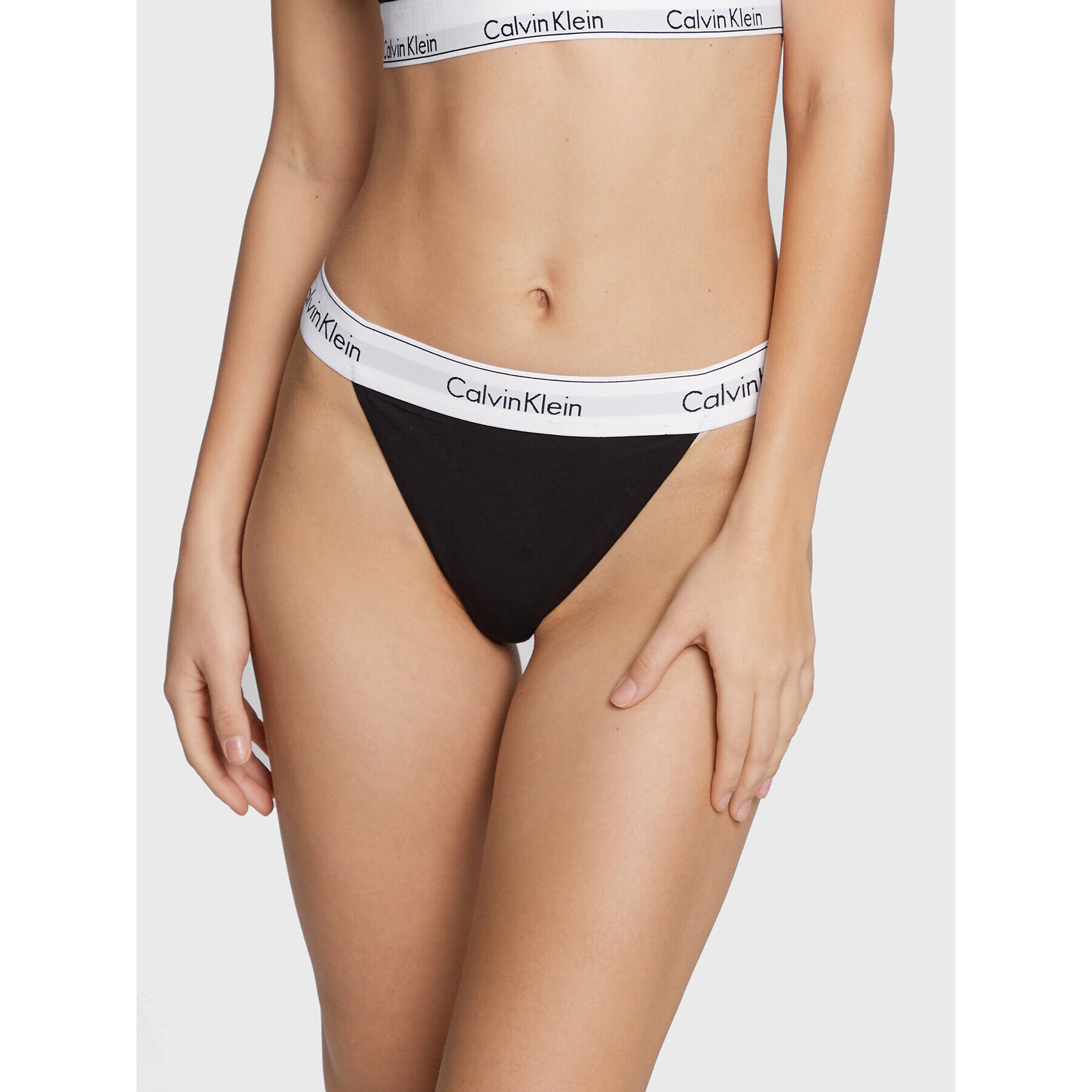 Calvin Klein Underwear Chilot tanga 000QF7013E Negru - Pled.ro