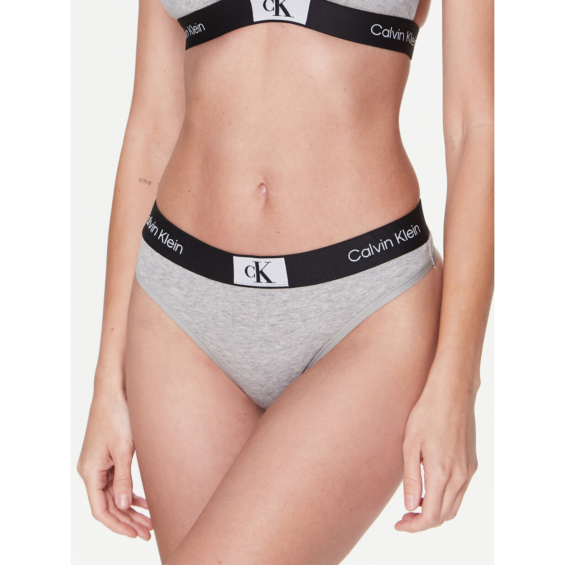 Calvin Klein Underwear Chilot tanga 000QF7221E Gri - Pled.ro