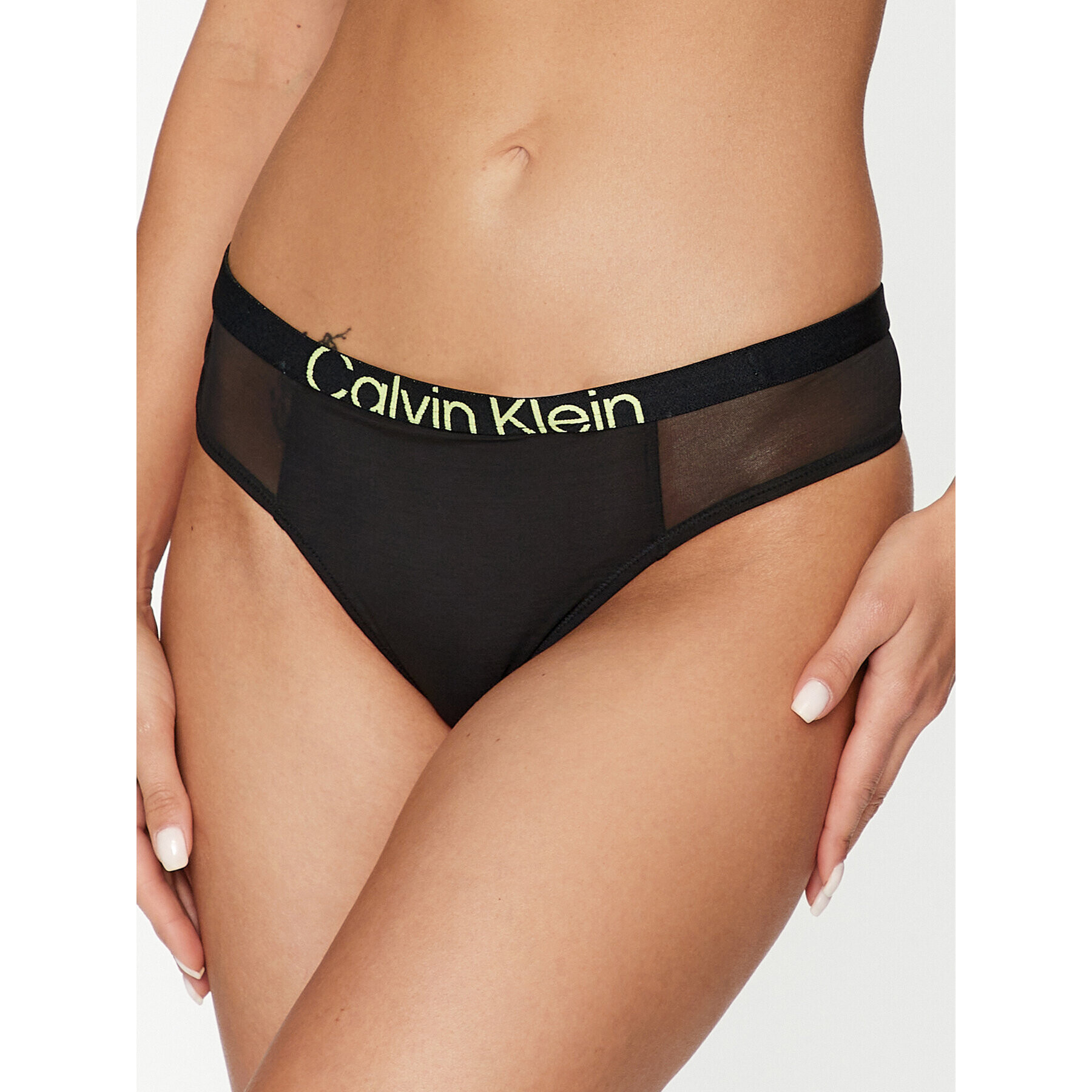 Calvin Klein Underwear Chilot tanga 000QF7396E Negru - Pled.ro