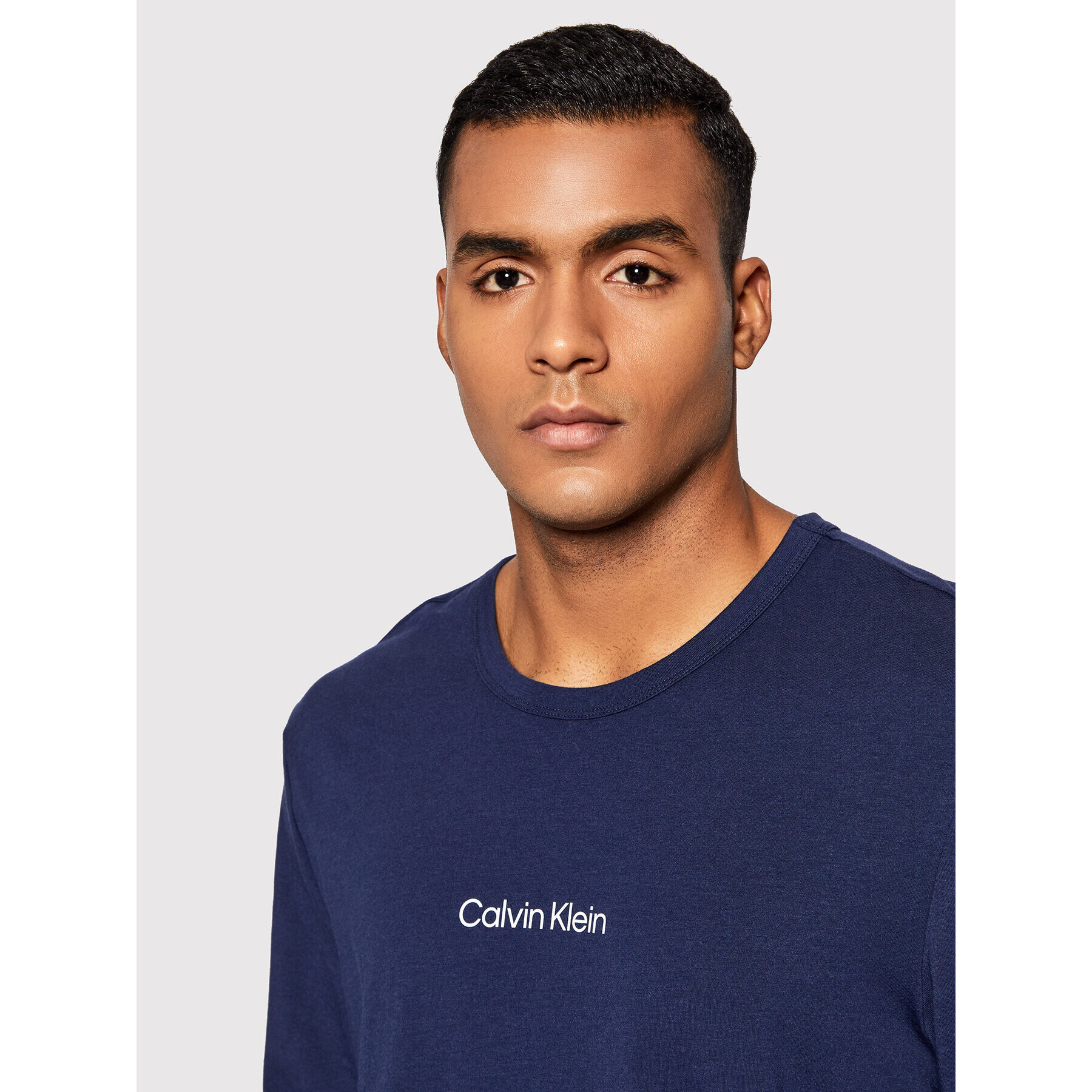 Calvin Klein Underwear Longsleeve 000NM2171E Bleumarin Regular Fit - Pled.ro