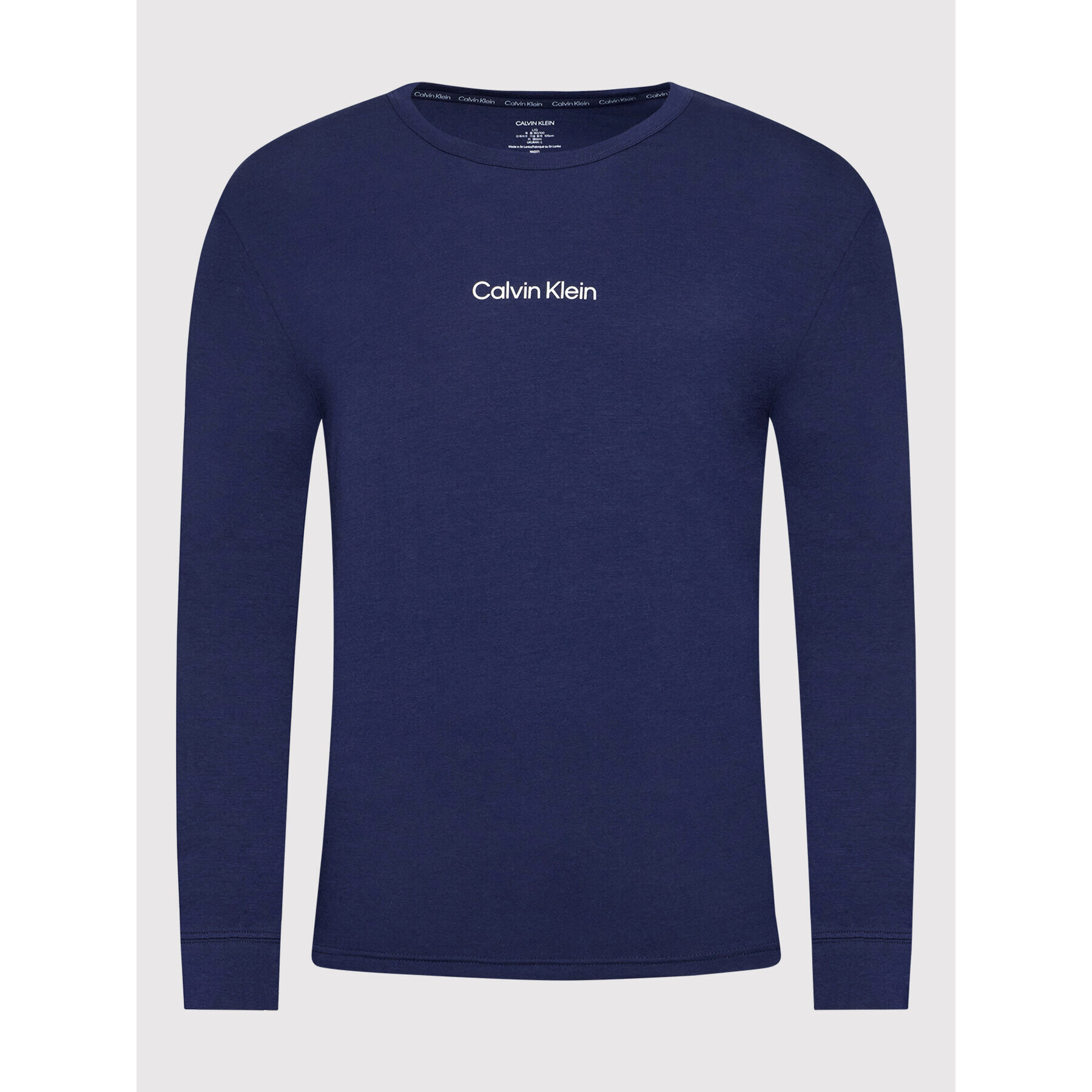 Calvin Klein Underwear Longsleeve 000NM2171E Bleumarin Regular Fit - Pled.ro