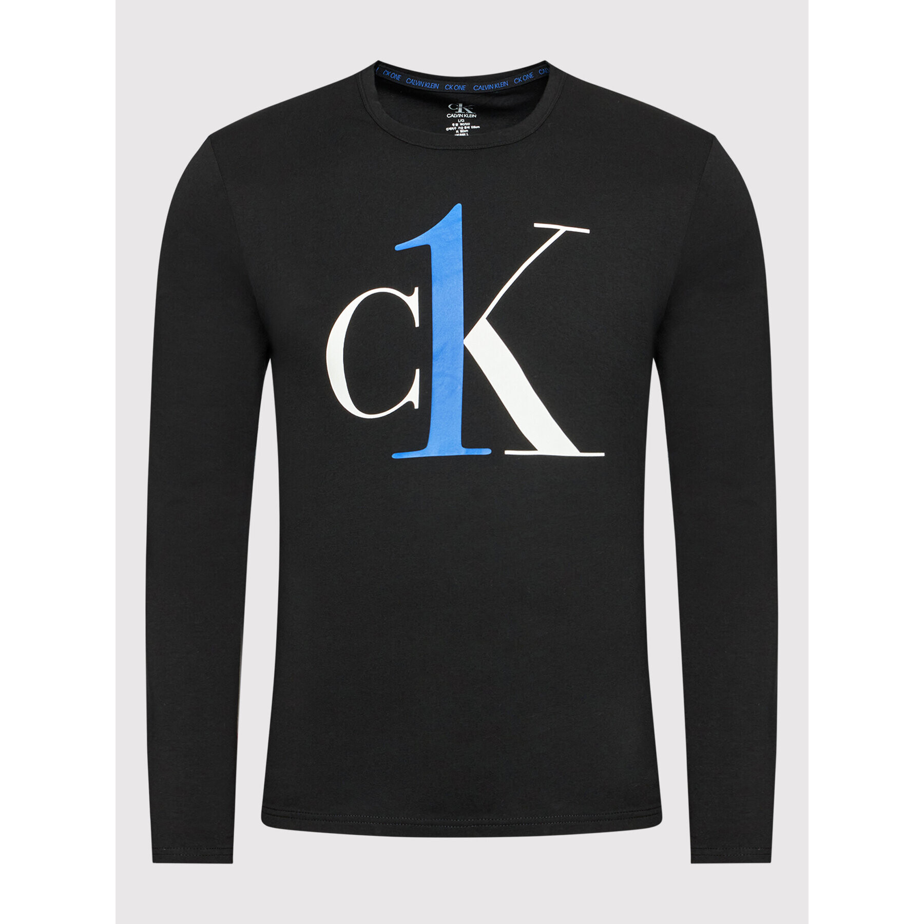 Calvin Klein Underwear Longsleeve Crew 000NM2017E Negru Regular Fit - Pled.ro