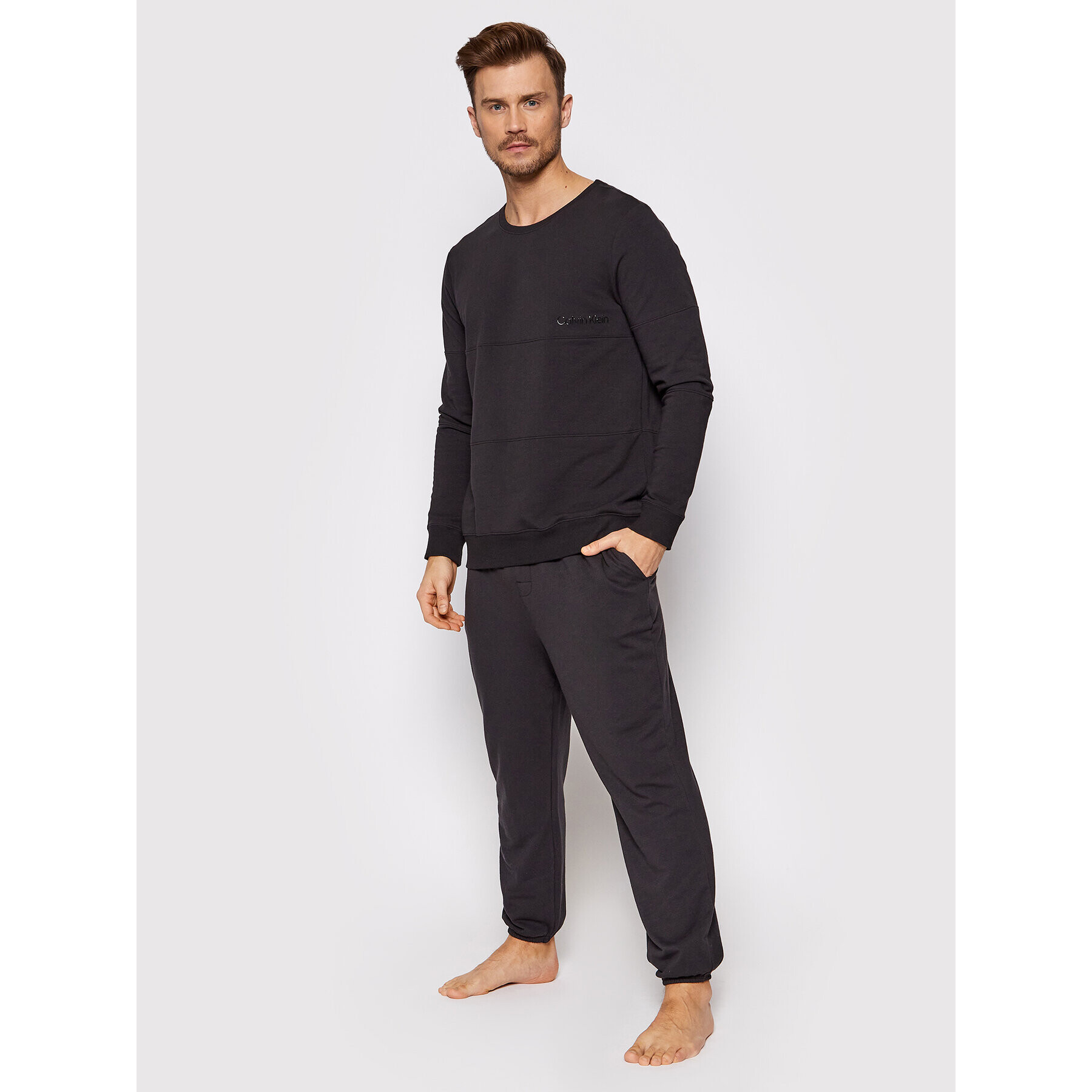 Calvin Klein Underwear Pantaloni pijama 000NM1866E Negru - Pled.ro