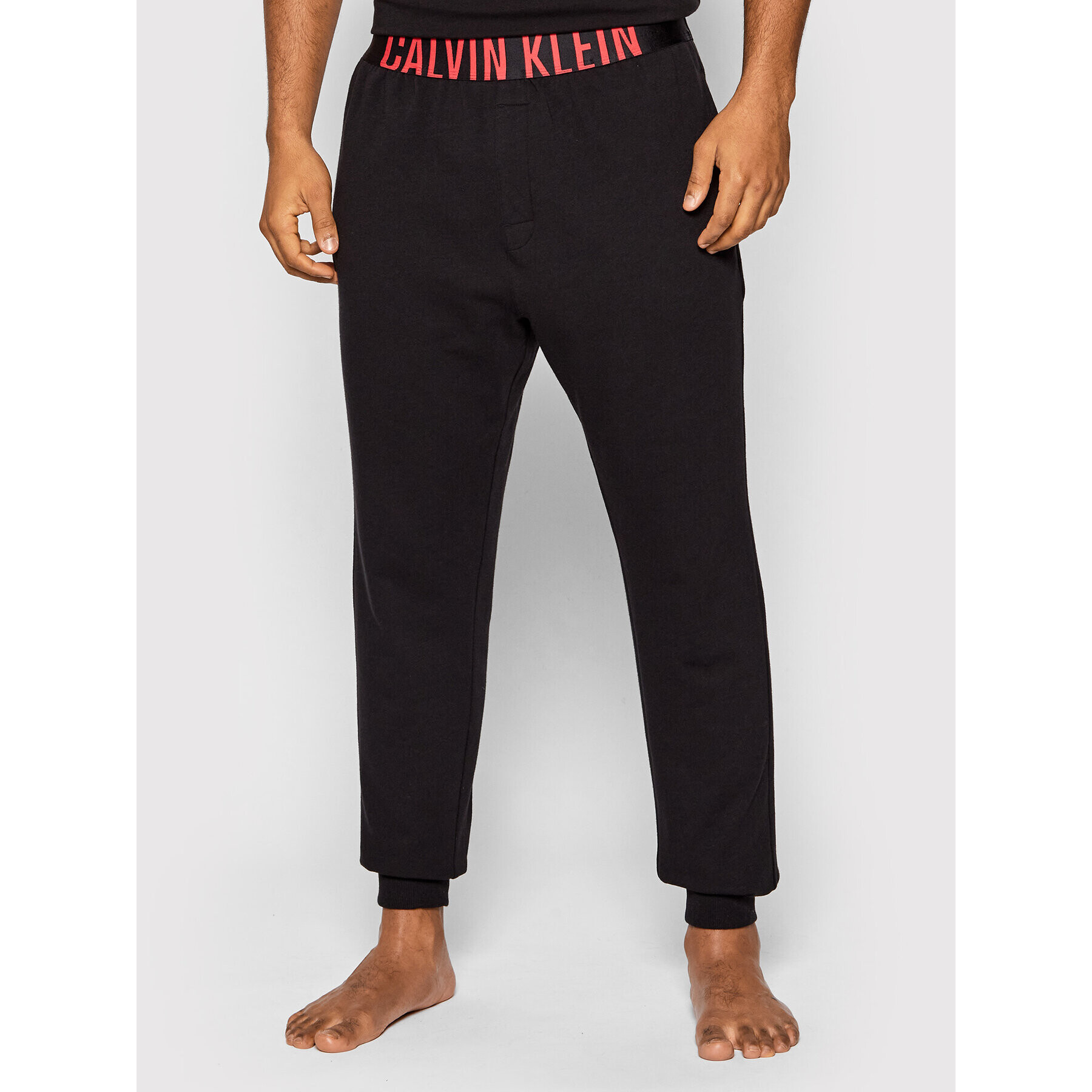 Calvin Klein Underwear Pantaloni pijama 000NM1961E Negru Regular Fit - Pled.ro