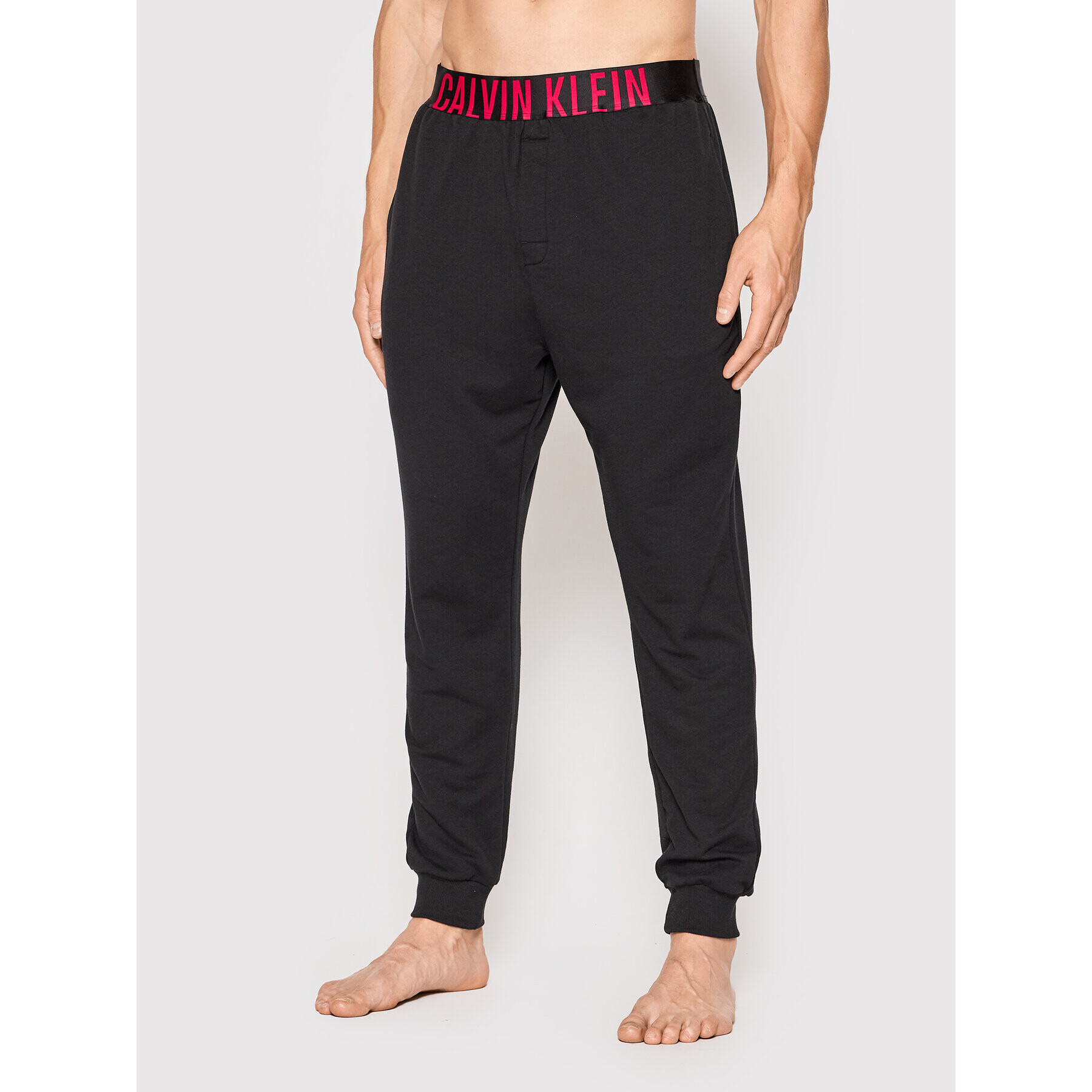 Calvin Klein Underwear Pantaloni pijama 000NM1961E Negru Regular Fit - Pled.ro